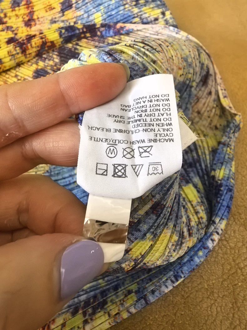 Issey Miyake Issey Miyake size:3 Yellow and blue color-matched starry s Size XS / US 0-2 / IT 36-38 - 4 Thumbnail