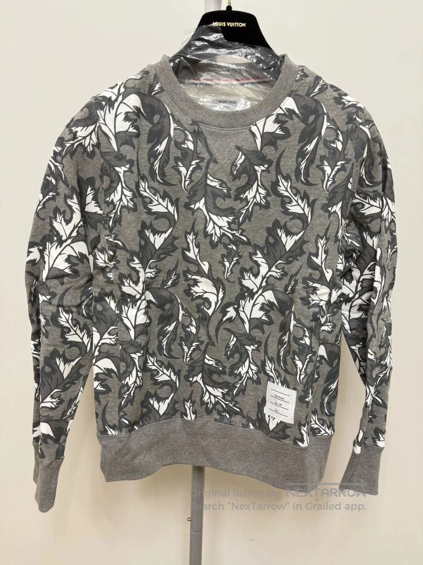 Thom Browne Thom Browne Maple Leaf Print Sweatshirt. Size US M / EU 48-50 / 2 - 1 Thumbnail