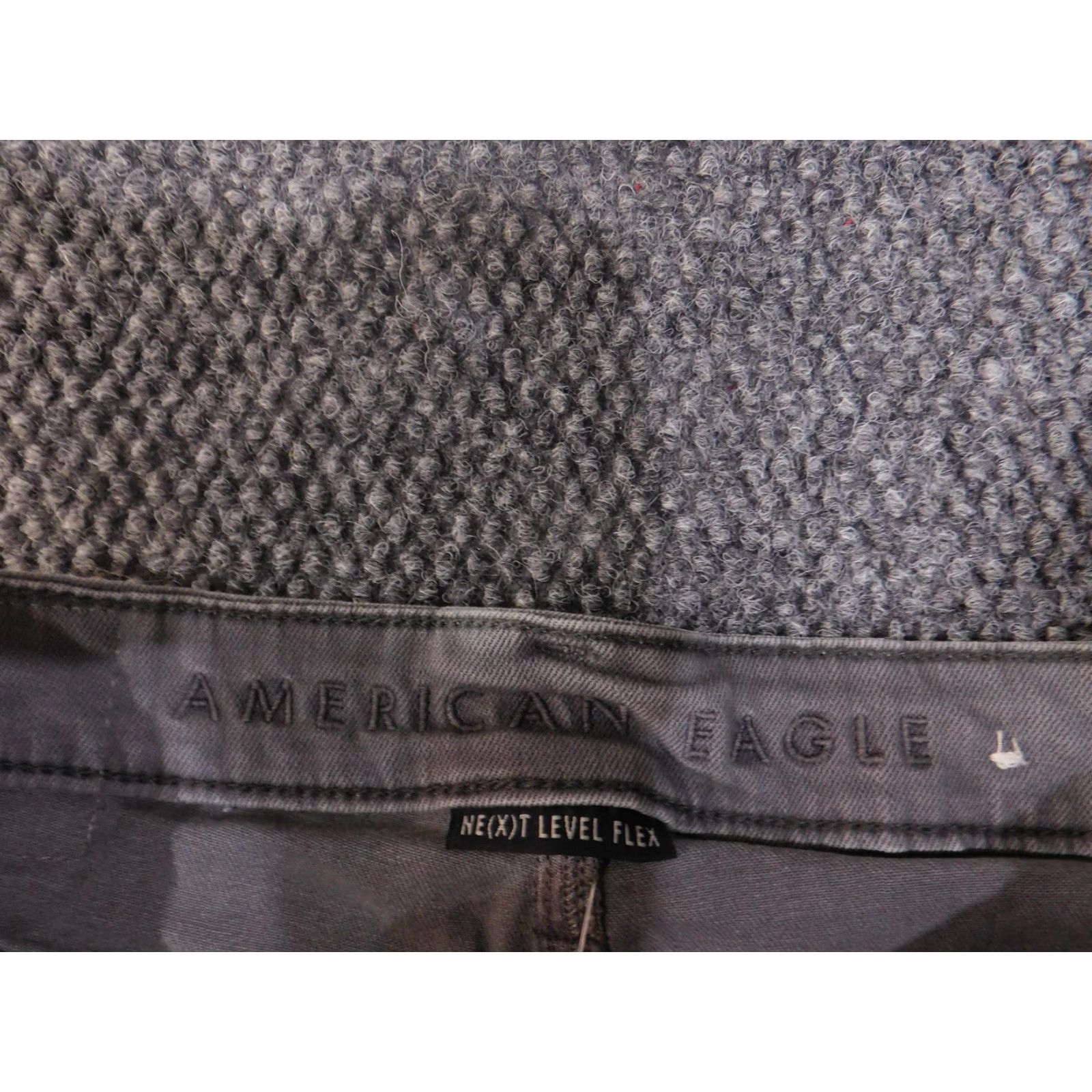 Vintage American Eagle Jeans 30x30 Gray Slim Next Level Flex Stretch Denim Casual Mens Size US 30 / EU 46 - 3 Thumbnail