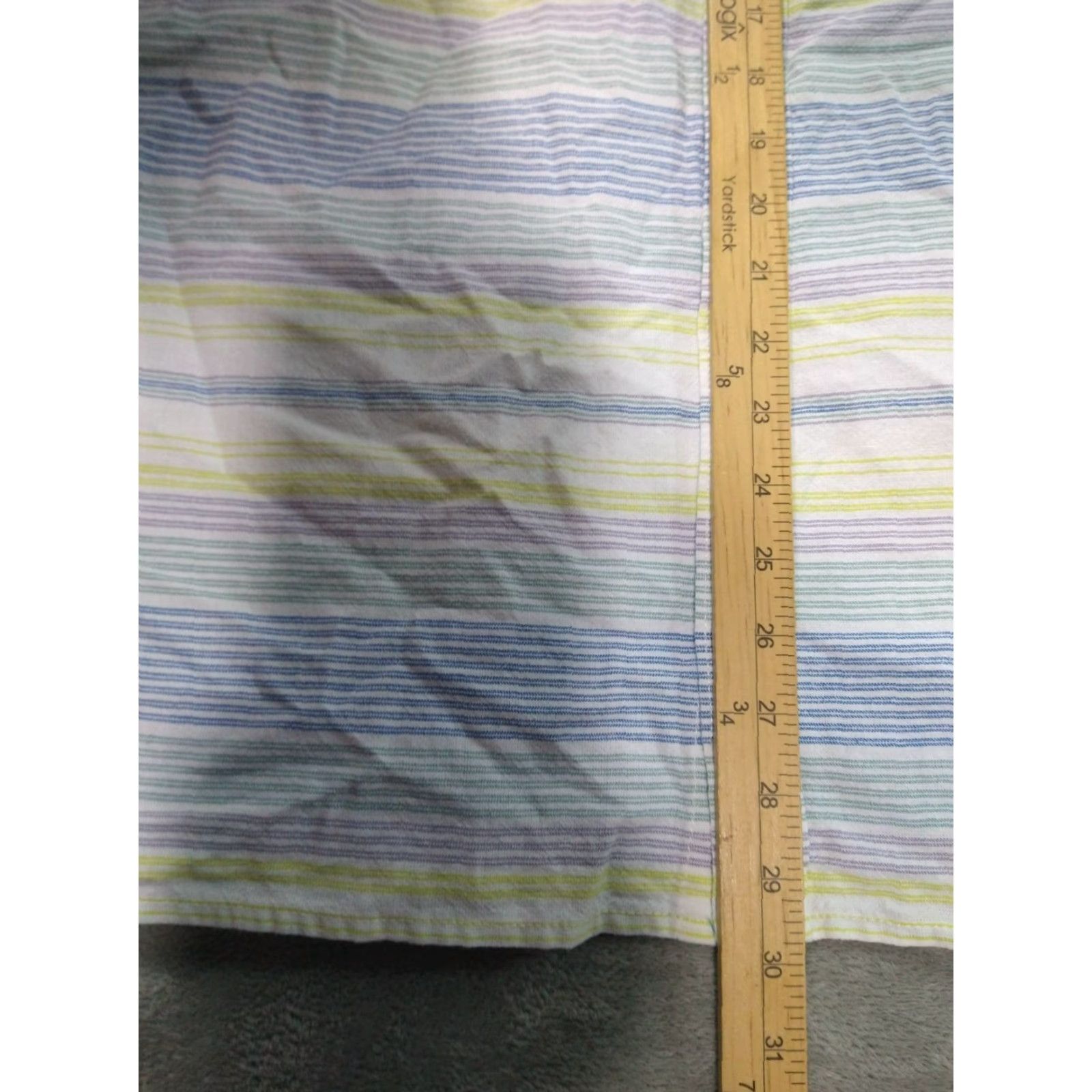 Vans VANS Shirt Mens Large Striped Button-Down Short Sleeve Cotton Multi 44 in Chest Vintage No 90s Mens Size US L / EU 52-54 / 3 - 3 Thumbnail