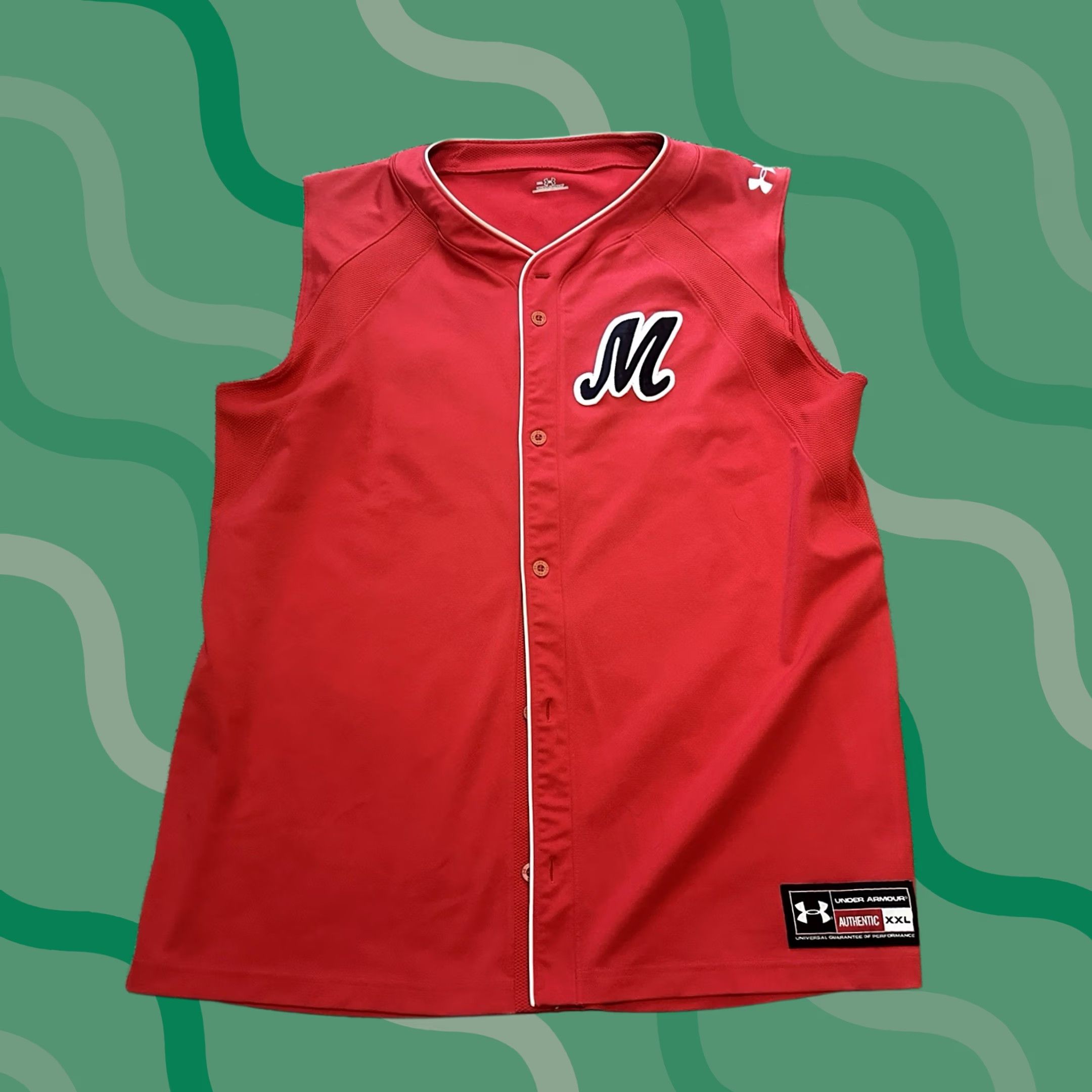 Under Armour Under Armour Baseball Jersey Men 2XL Short Sleeve Red Sports Jersey 2XL Mens Size US XXL / EU 58 / 5 - 1 Thumbnail