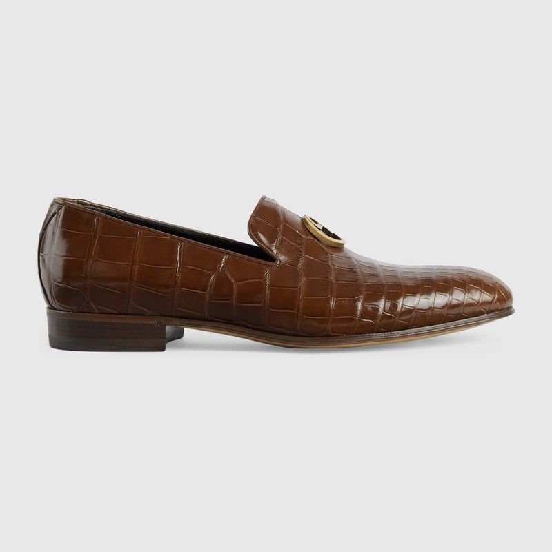 Gucci o1s1wg110425 Loafers in Brown Size US 10.5 / EU 43-44 - 2 Thumbnail