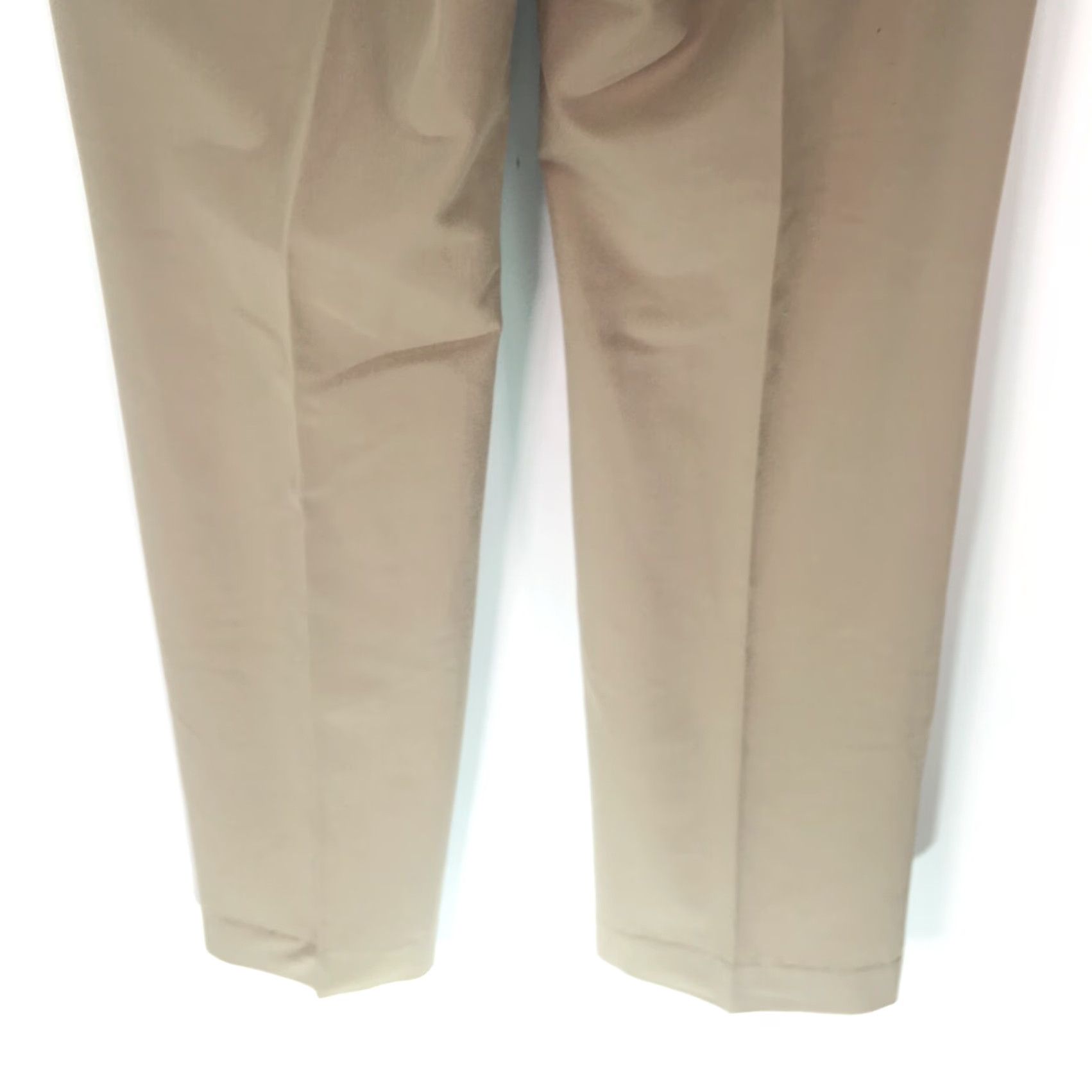 Vintage Context Pants Straight Leg Regluar Fit Dress Khaki Tan Petite Size 8P Womens Size 30" / US 8 / IT 44 - 6 Thumbnail