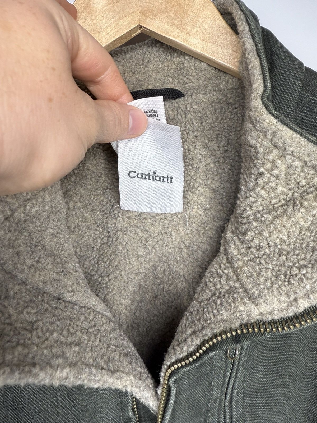 Carhartt × Vintage Vintage Carhartt Duck Canvas Insulated Green Vest Size US XL / EU 56 / 4 - 10 Thumbnail
