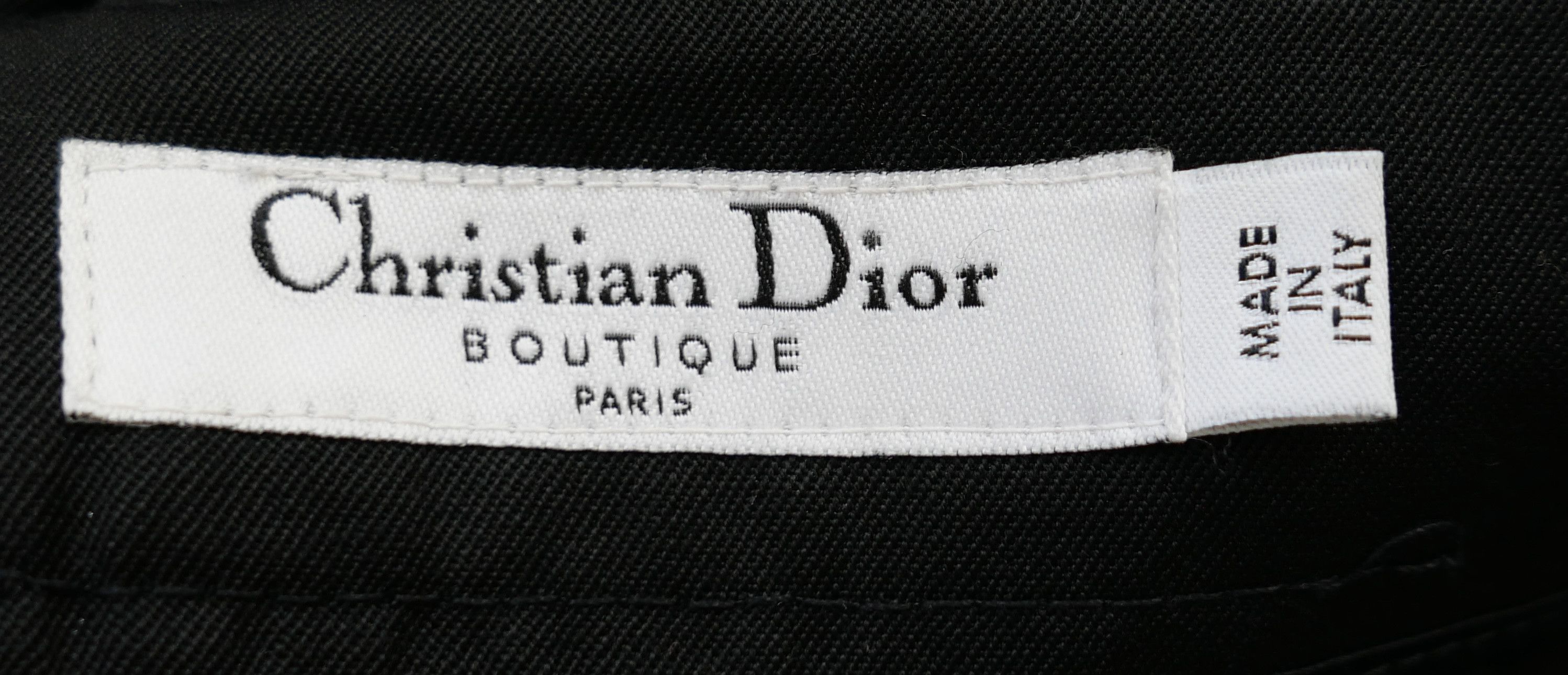 Dior Christian Dior x Galliano Fall 2006 Crow Print Trousers Size 27" / US 4 / IT 40 - 8 Thumbnail