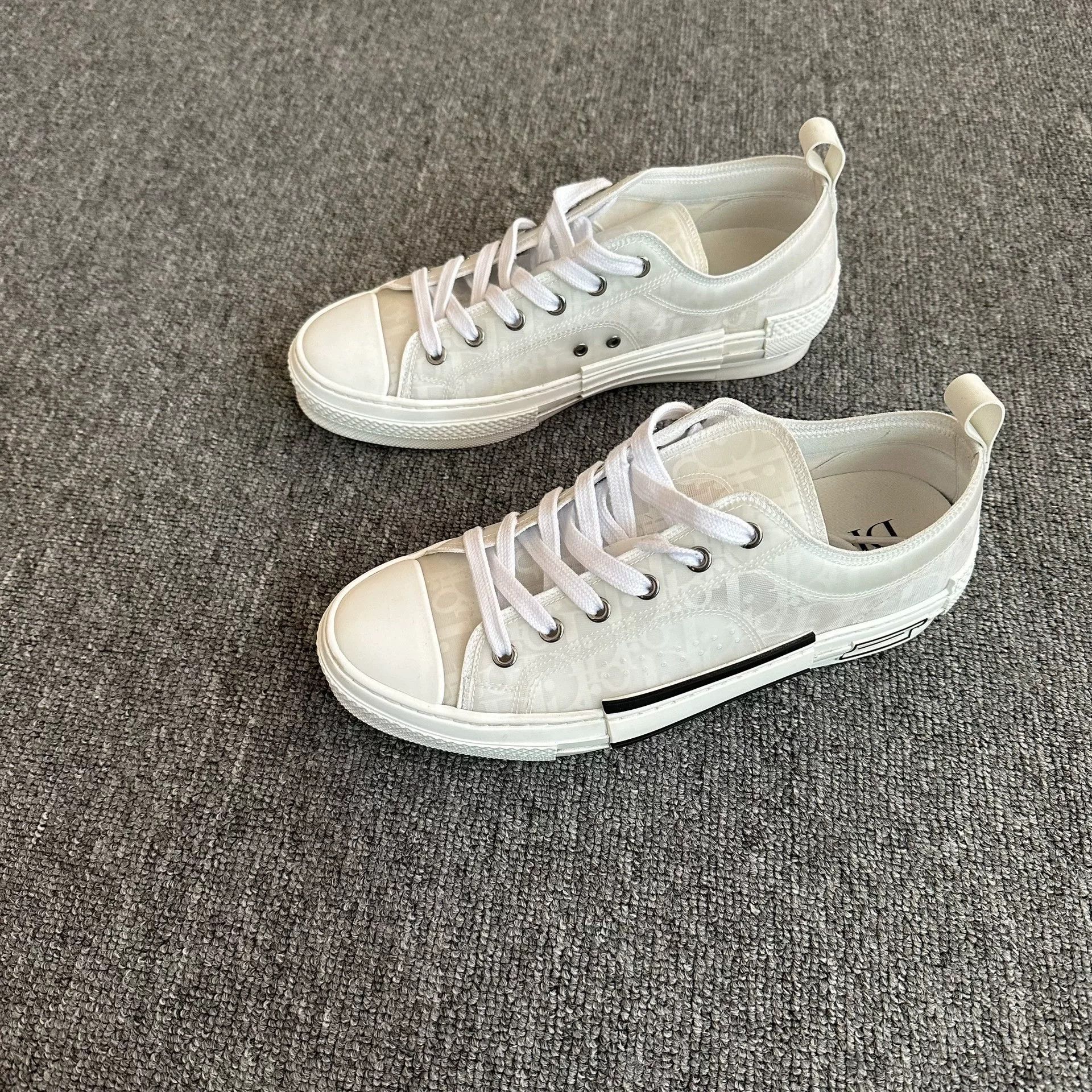 Dior Dior B23 Transparent Monogram Low-Top Sneakers Size US 7 / EU 40 - 1 Thumbnail