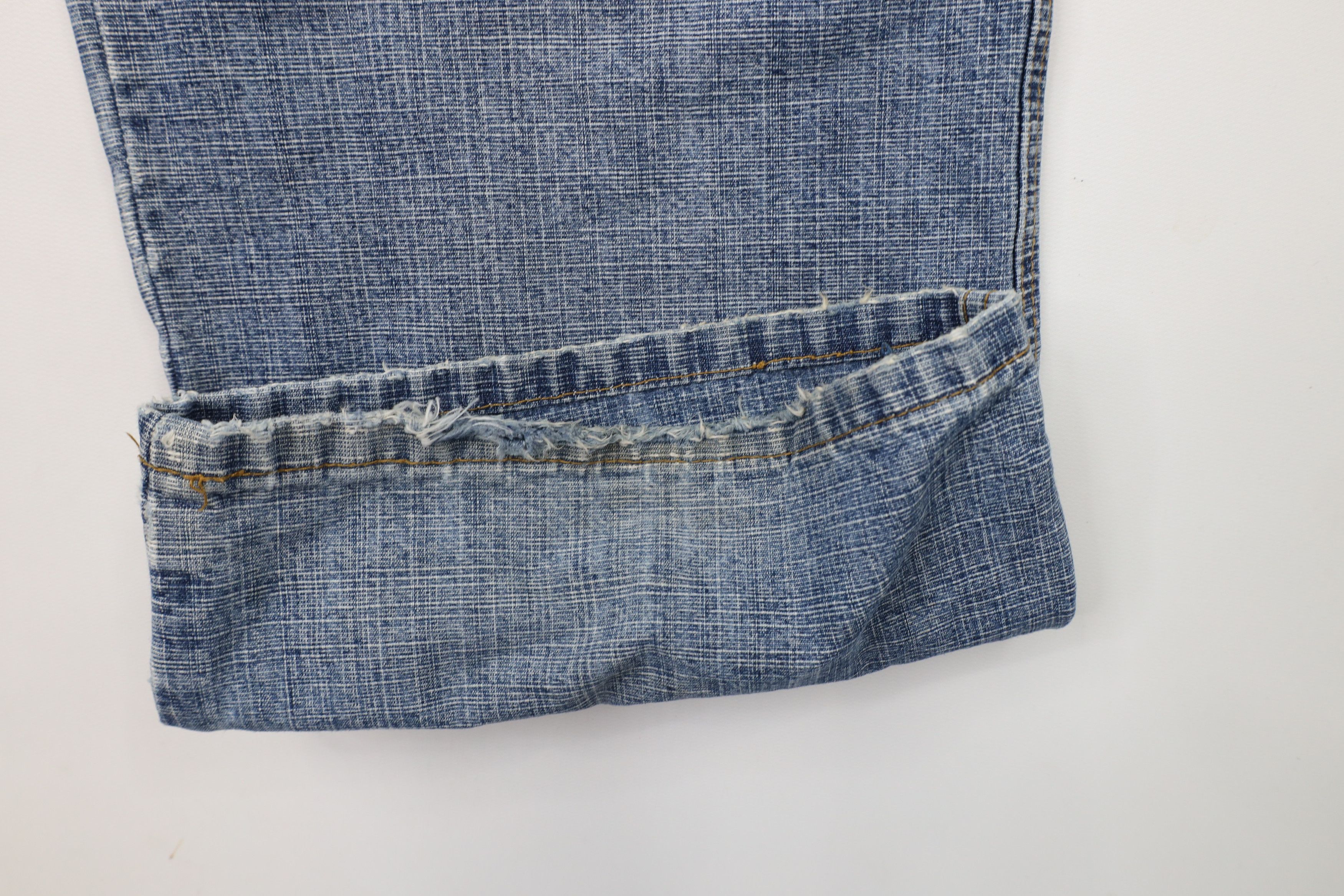 Phat Farm × Vintage Vintage Phat Farm Spell Out Baggy Wide Leg Denim Jeans Size US 34 / EU 50 - 5 Thumbnail