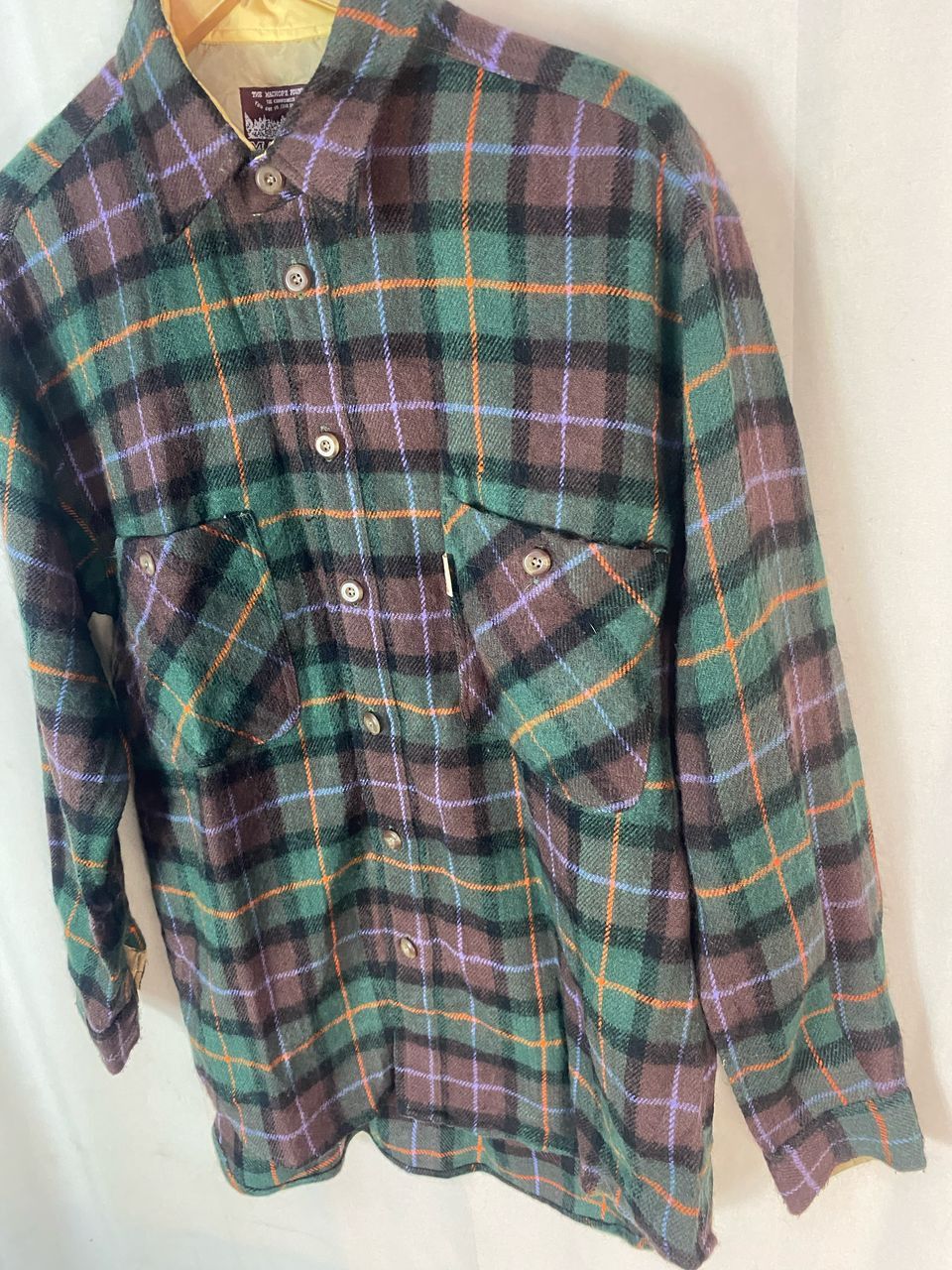 Flannel × Other Vintage machope wool button up flannel shirt Size US L / EU 52-54 / 3 - 3 Thumbnail