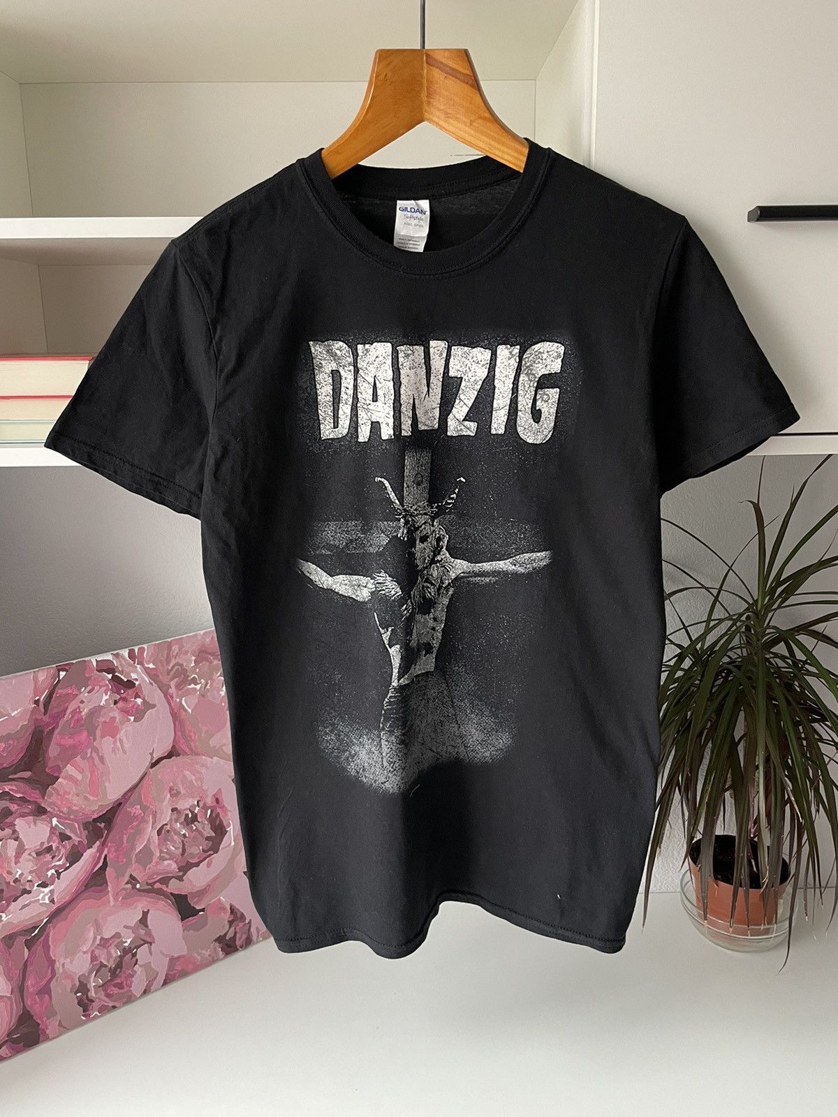 Band Tees × Vintage RARE🔥Danzig Vintage T-Shirt Evlllva Records Size US M / EU 48-50 / 2 - 1 Thumbnail