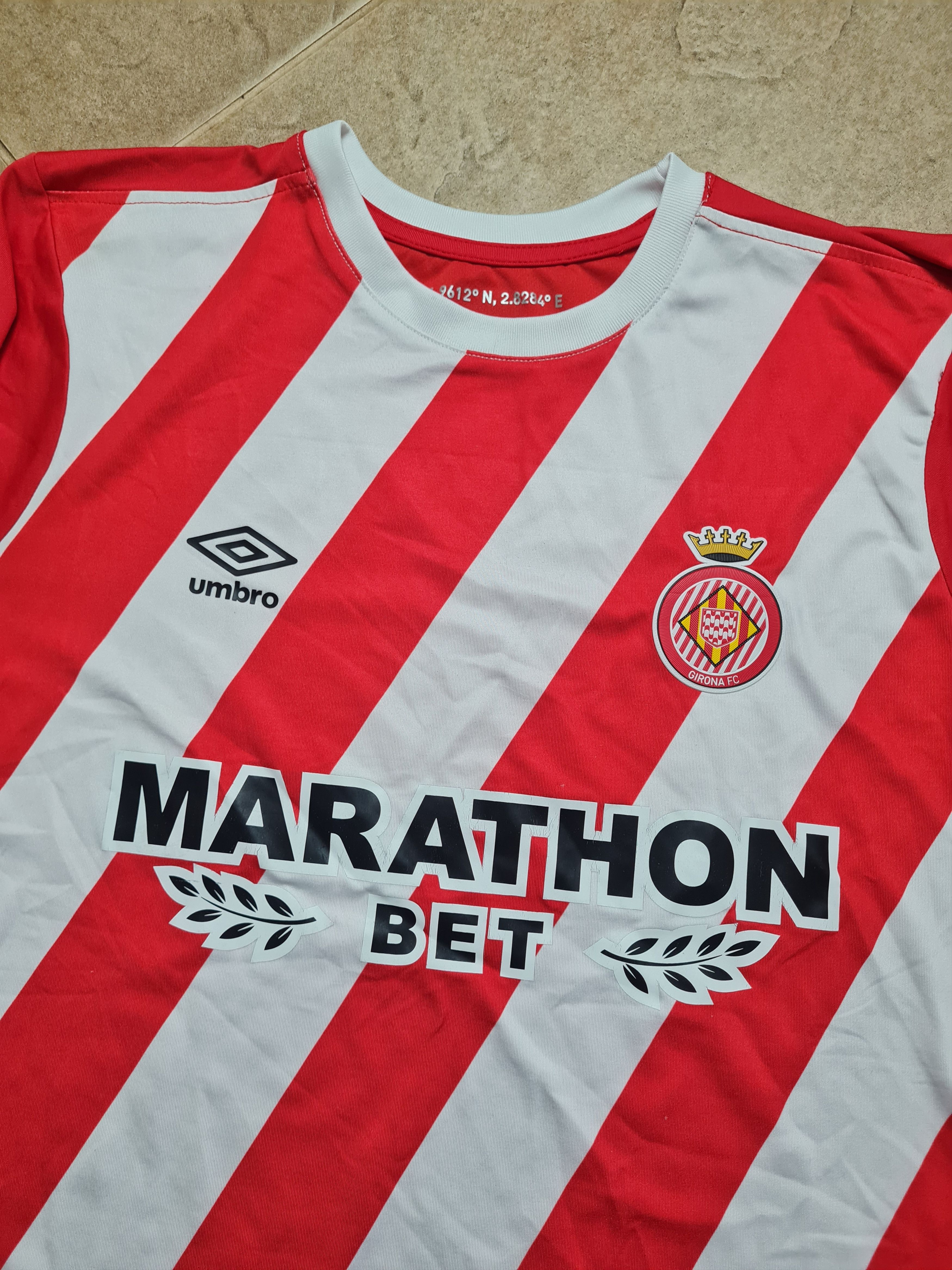 Umbro Soccer Jersey GIRONA FC Home Football Umbro Shirt 2018/2019 Size US M / EU 48-50 / 2 - 13 Thumbnail