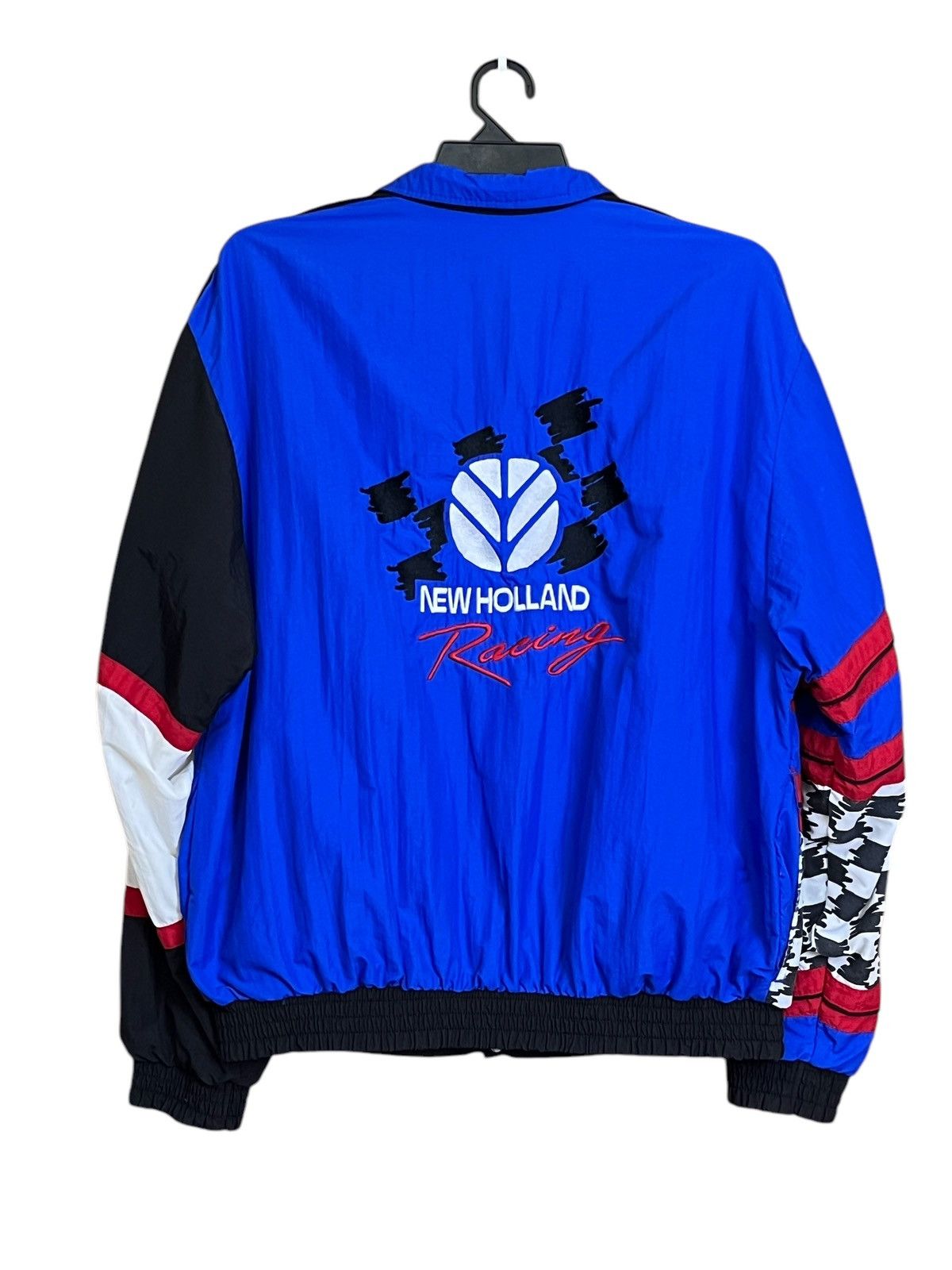 NASCAR VINTAGE 90s NASCAR NEW HOLLAND RACING “RON BARFIELD” JACKET Size US XL / EU 56 / 4 - 3 Thumbnail