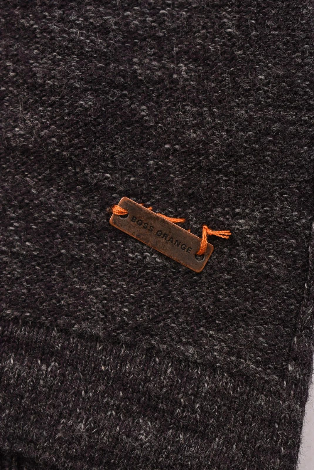 Hugo Boss Hugo Boss Orange Melange Knit V-Neck Sweater with Pocket Size US M / EU 48-50 / 2 - 3 Thumbnail