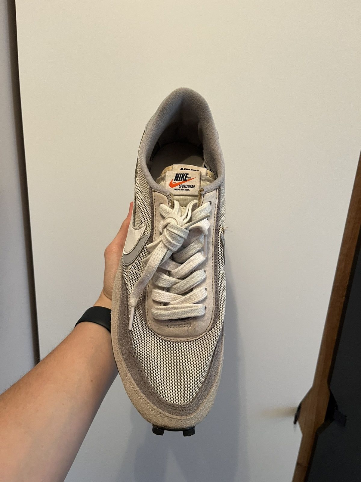 Nike × Sacai Nike LDWaffle x sacai ‘Summit White’ Size US 12 / EU 45 - 6 Thumbnail