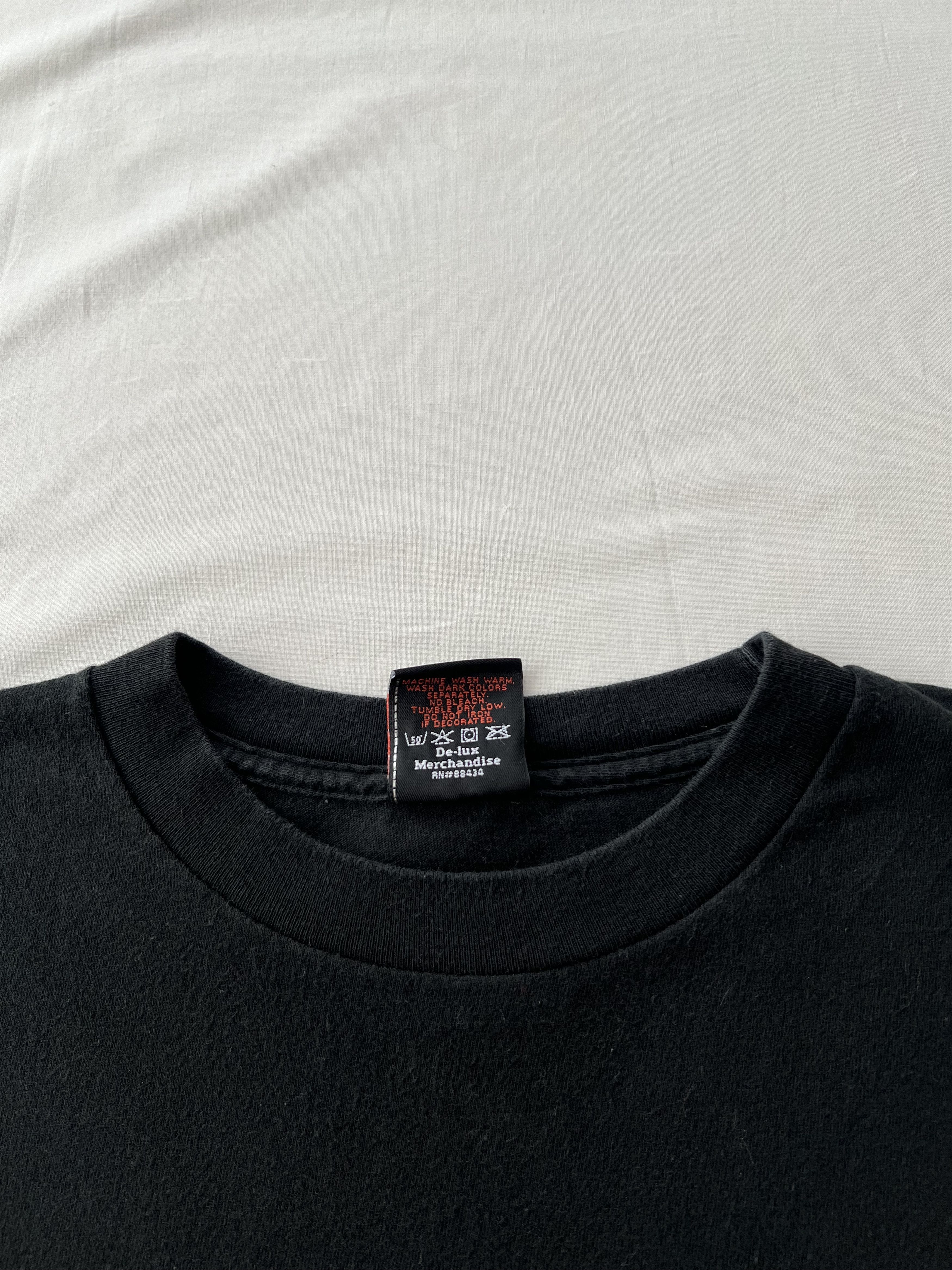 Harley Davidson Vintage 2000s Harley Davidson Eagle Skull Fire Flame T-shirt Size US L / EU 52-54 / 3 - 10 Thumbnail