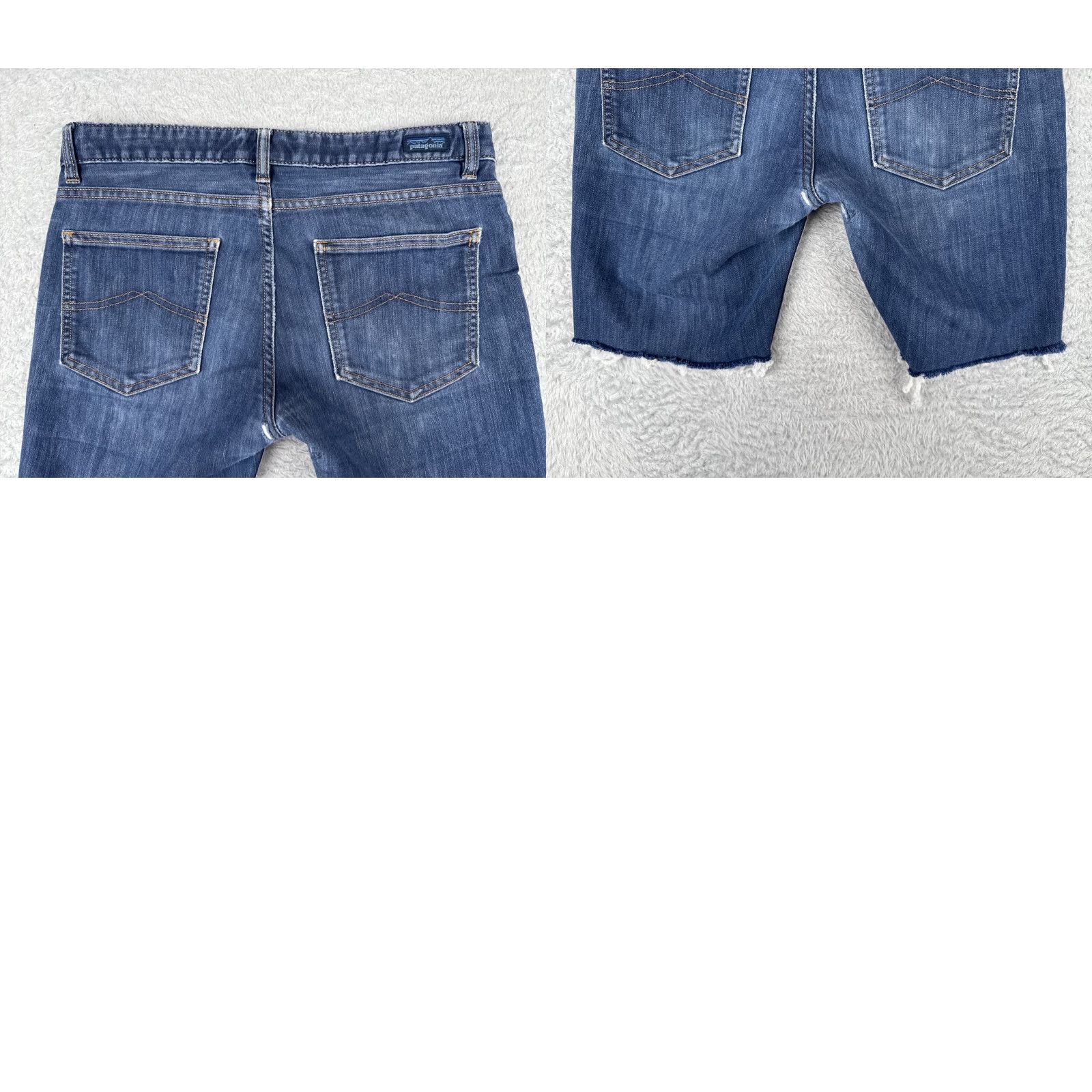 Patagonia Patagonia Shorts Women 27 Blue Denim Cutoff Cotton Blend Low Rise 29x8 Size 27" / US 4 / IT 40 - 10 Thumbnail