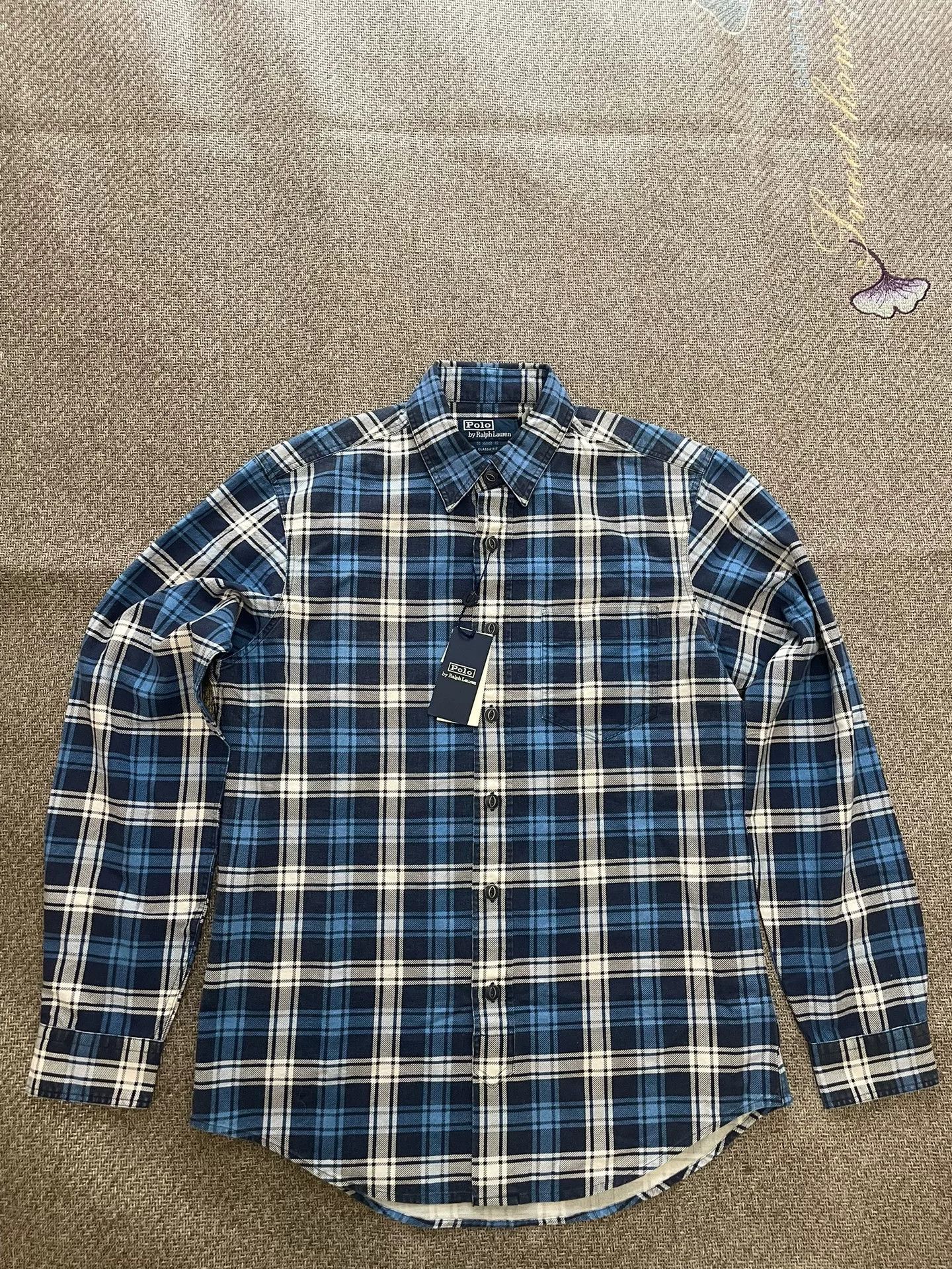 Polo Ralph Lauren Polo Ralph Lauren Vintage Long-Sleeve Shirt Size US S / EU 44-46 / 1 - 1 Thumbnail