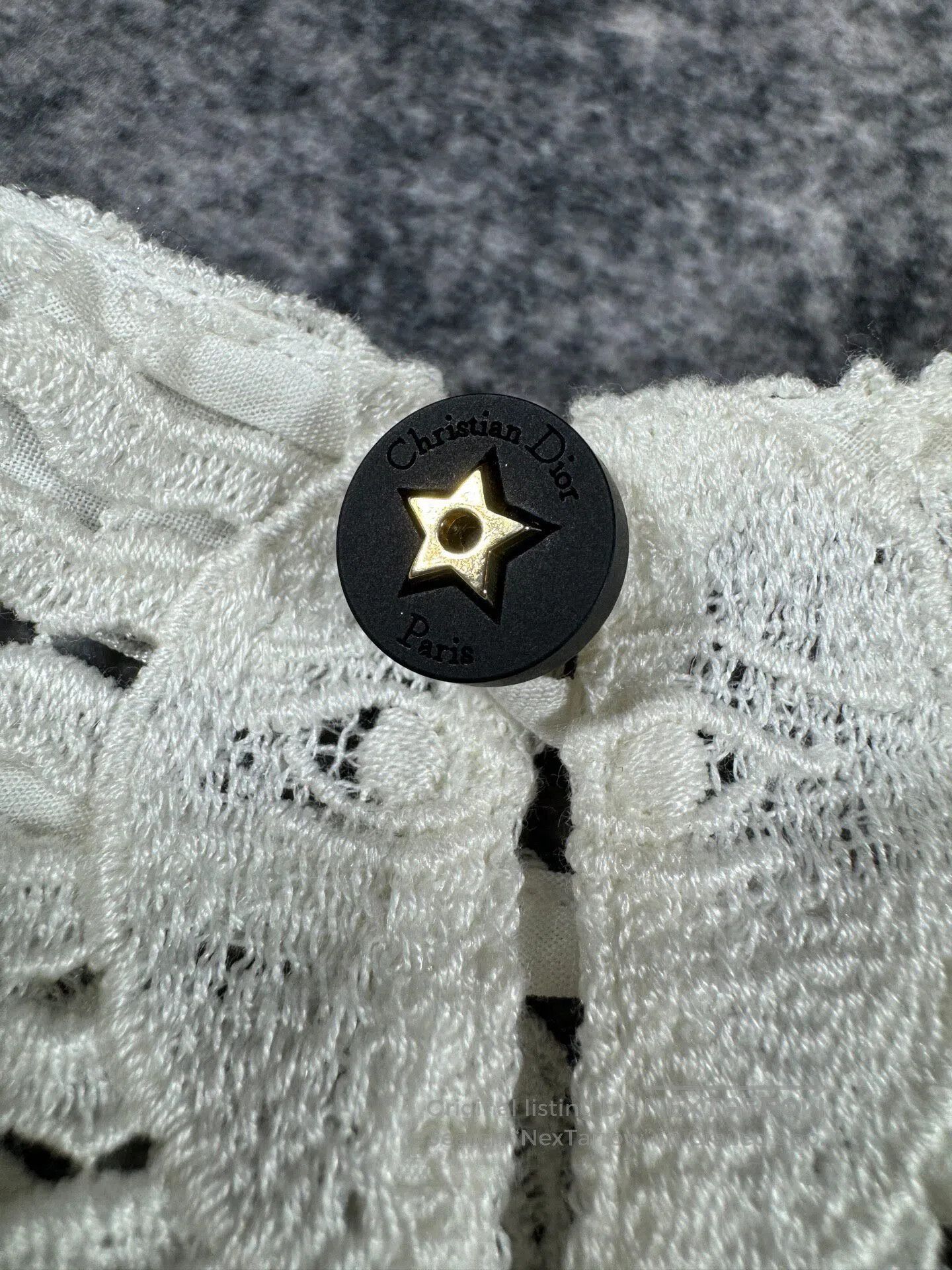 Dior Dior Latest New Arrival White Flower (Sunflower) Lace Top| Size S / US 4 / IT 40 - 5 Thumbnail