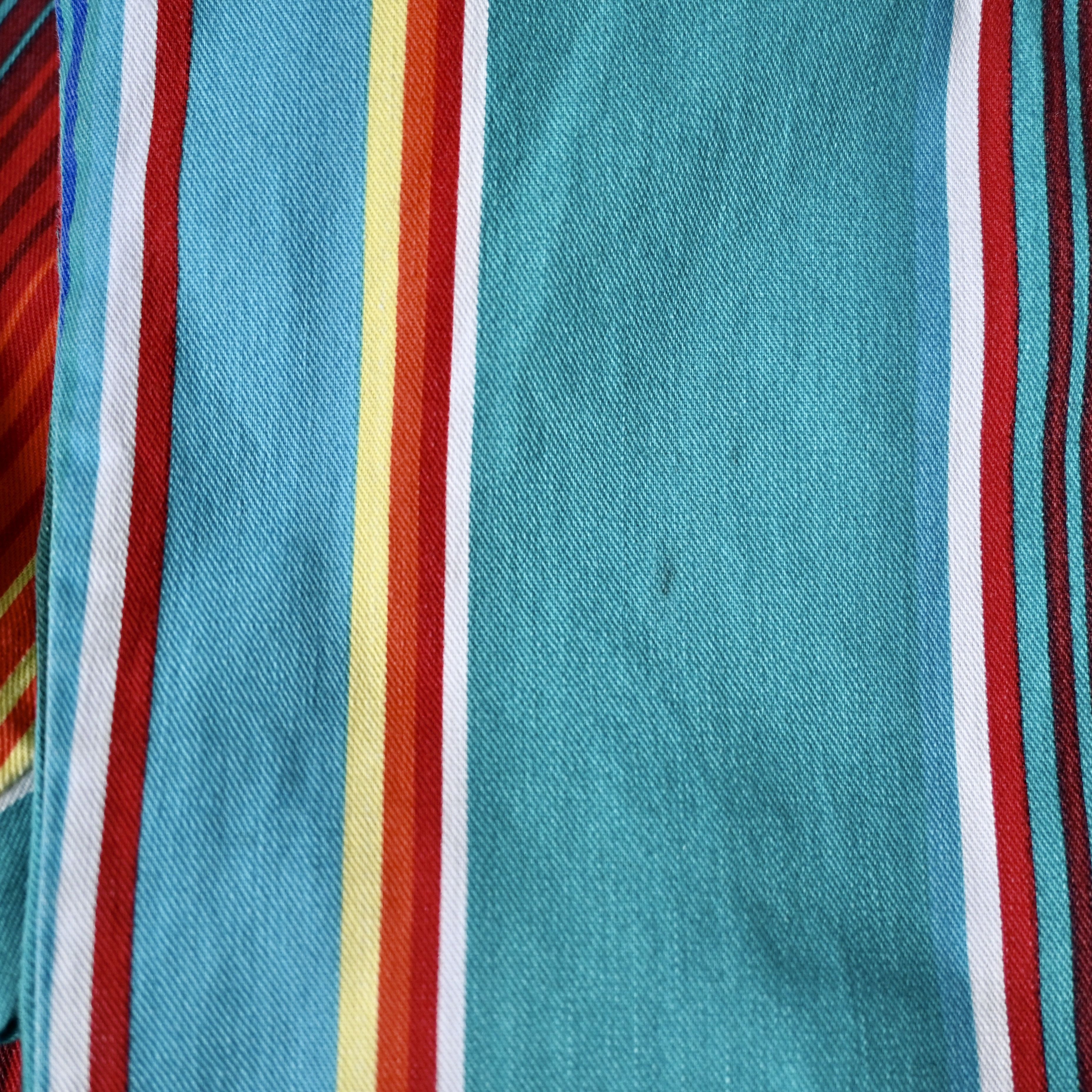 Vintage VTG Wrangler teal base sunlight stripe cotton western shirt Size US L / EU 52-54 / 3 - 13 Thumbnail