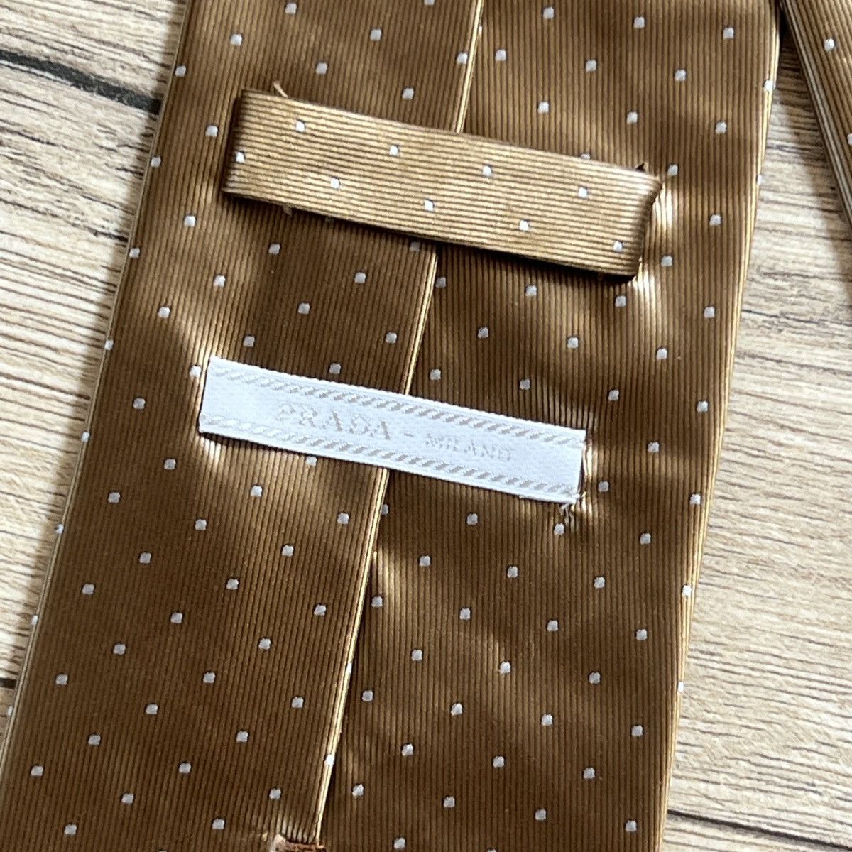Prada Prada Tie Silk 100% Size ONE SIZE - 8 Thumbnail