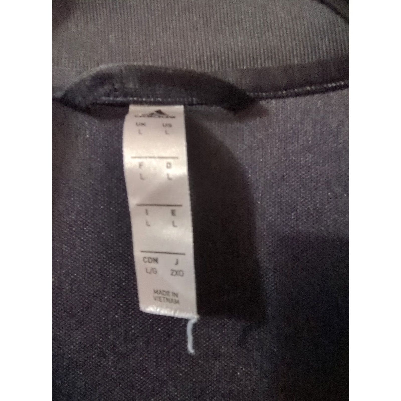 Adidas Adidas Track Jacket Sleeve Tape Black Men's Size L Pockets Aeroready Full Zip Size US L / EU 52-54 / 3 - 5 Thumbnail