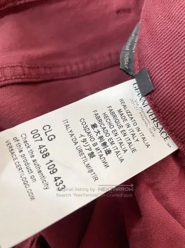 Versace Versace Men's Red Denim Casual Pants . Size US 30 / EU 46 - 5 Thumbnail