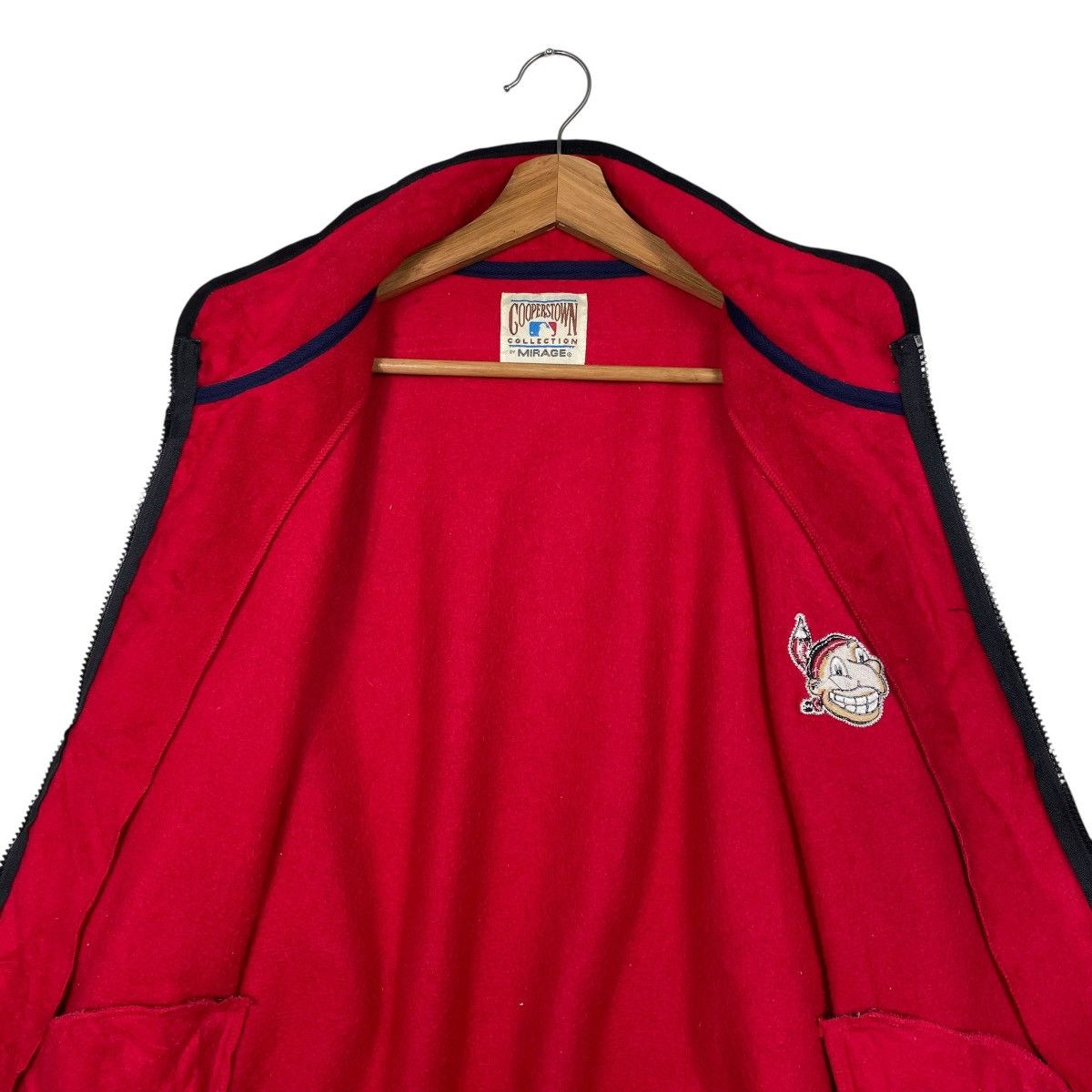 Mirage Vintage Mirage Cleveland Indians Fleece Jacket Size US L / EU 52-54 / 3 - 12 Thumbnail