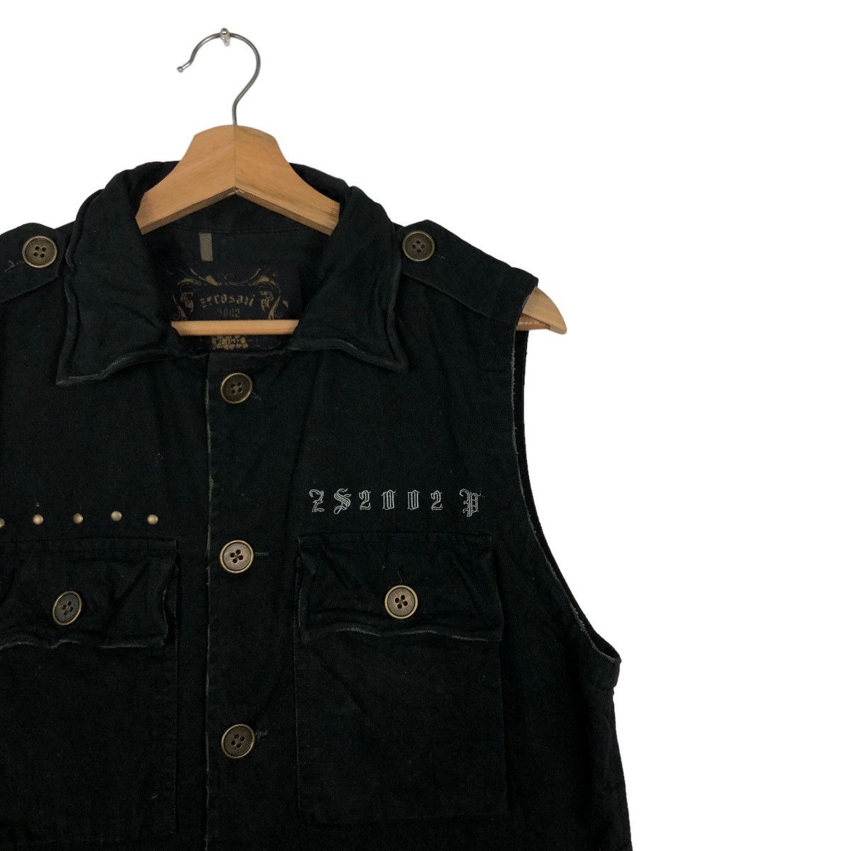 Japanese Brand 🔥Rare Punk Design Vest Tank Top Japan Made Size US L / EU 52-54 / 3 - 4 Thumbnail