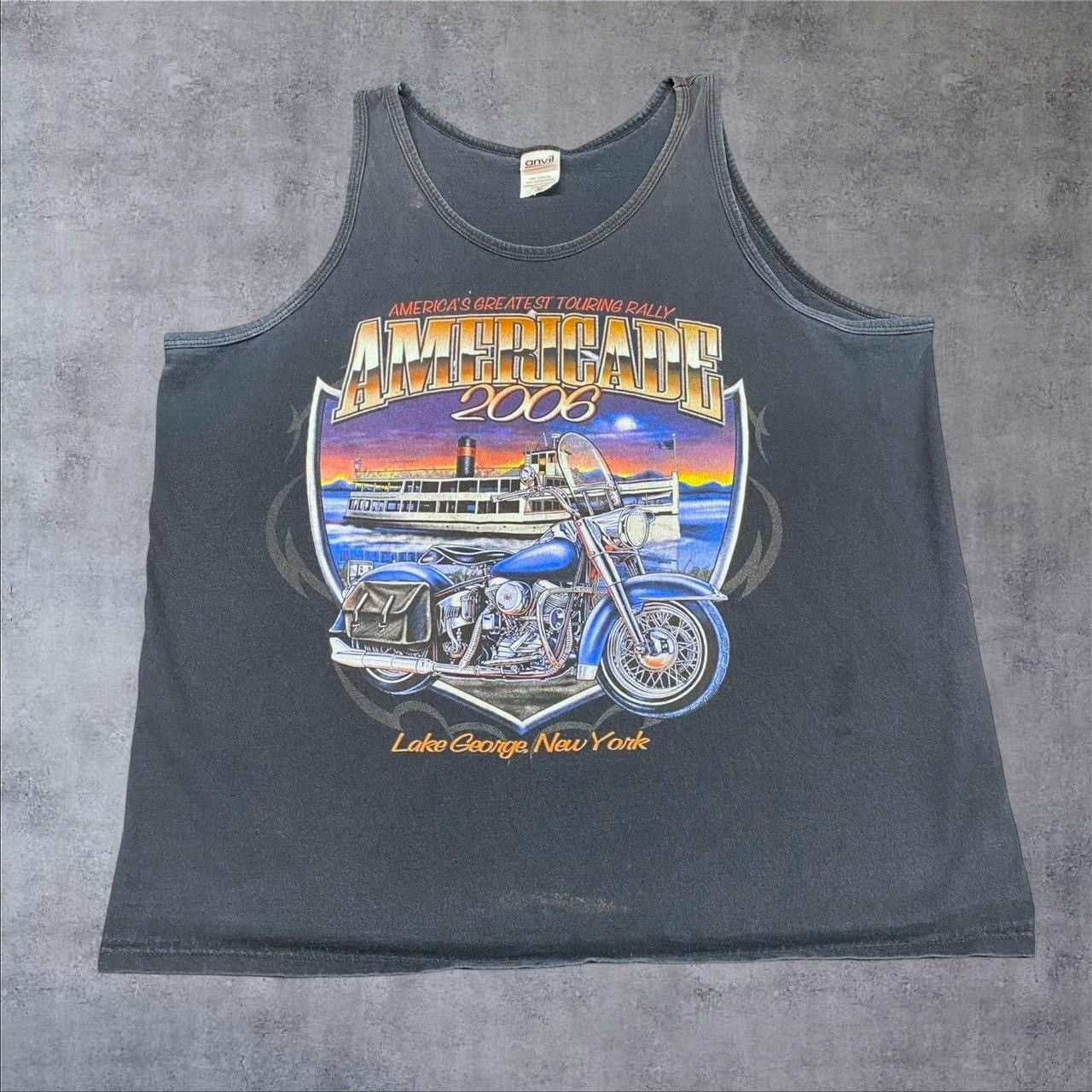 Vintage Vintage Biker Tank Top Size US XL / EU 56 / 4 - 1 Thumbnail