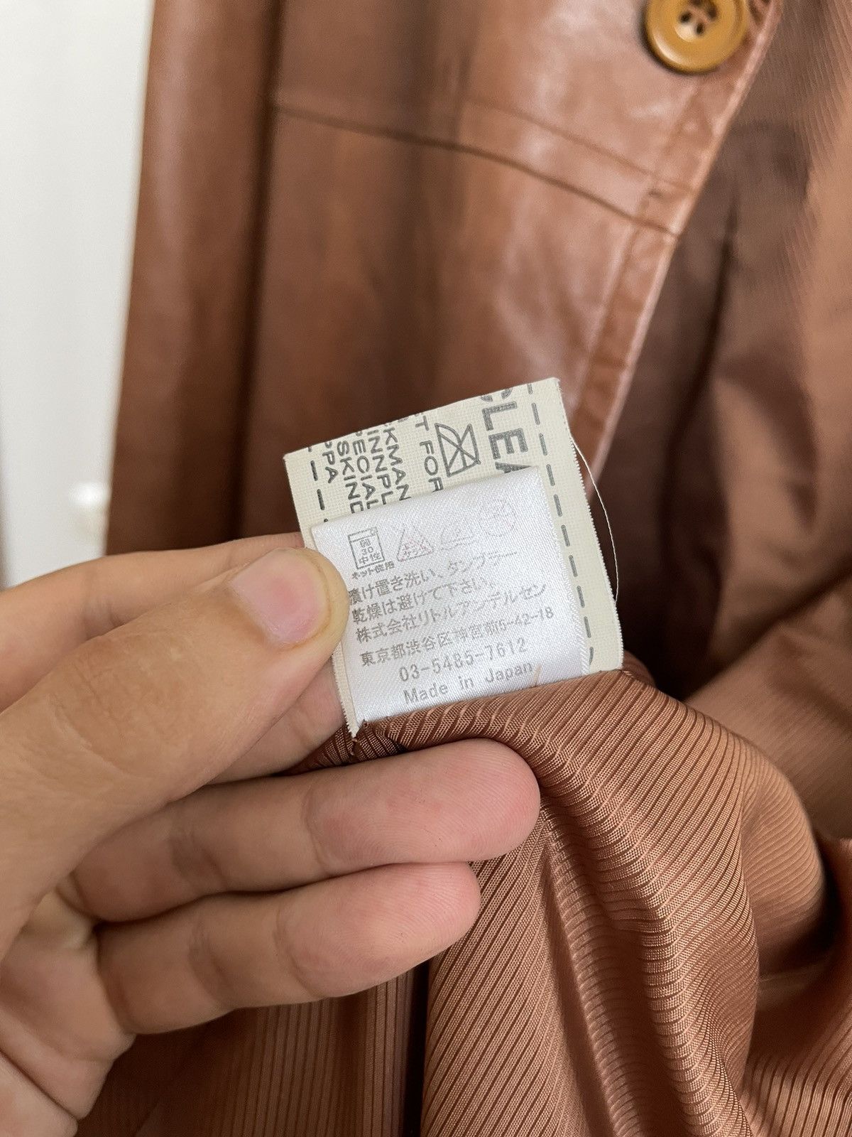 Yohji Yamamoto A.A.R Yohji Yamamoto Vintage Leather Coat Jacket 90s Size US L / EU 52-54 / 3 - 12 Thumbnail