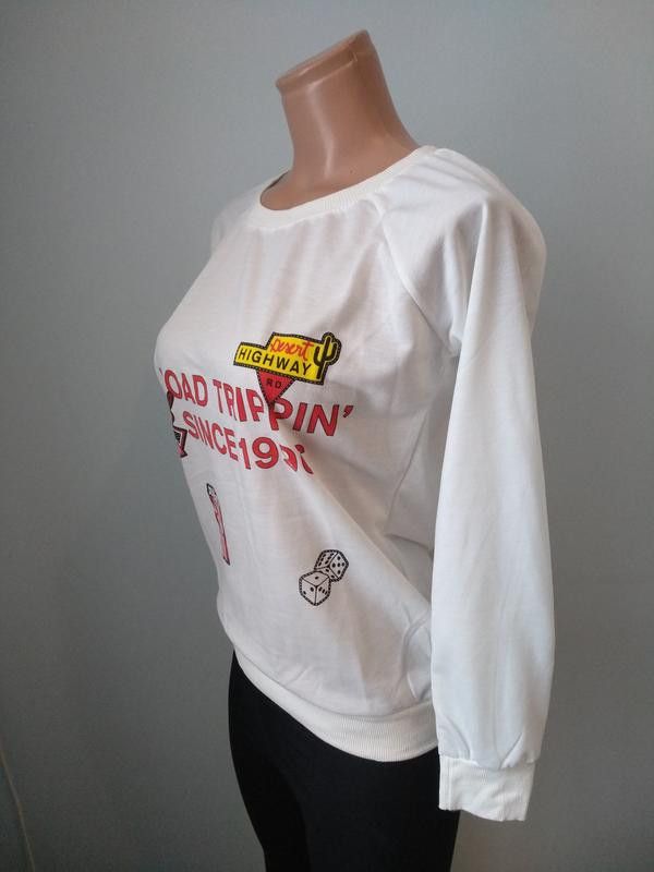 Other y2k White printed Longsleeve sz M Size M / US 6-8 / IT 42-44 - 5 Thumbnail