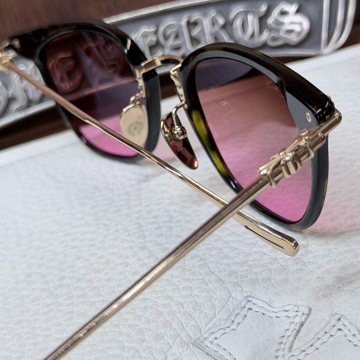 Chrome Hearts Chrome Hearts SHAGASS 1/1 Sunglasses Size ONE SIZE - 9 Thumbnail