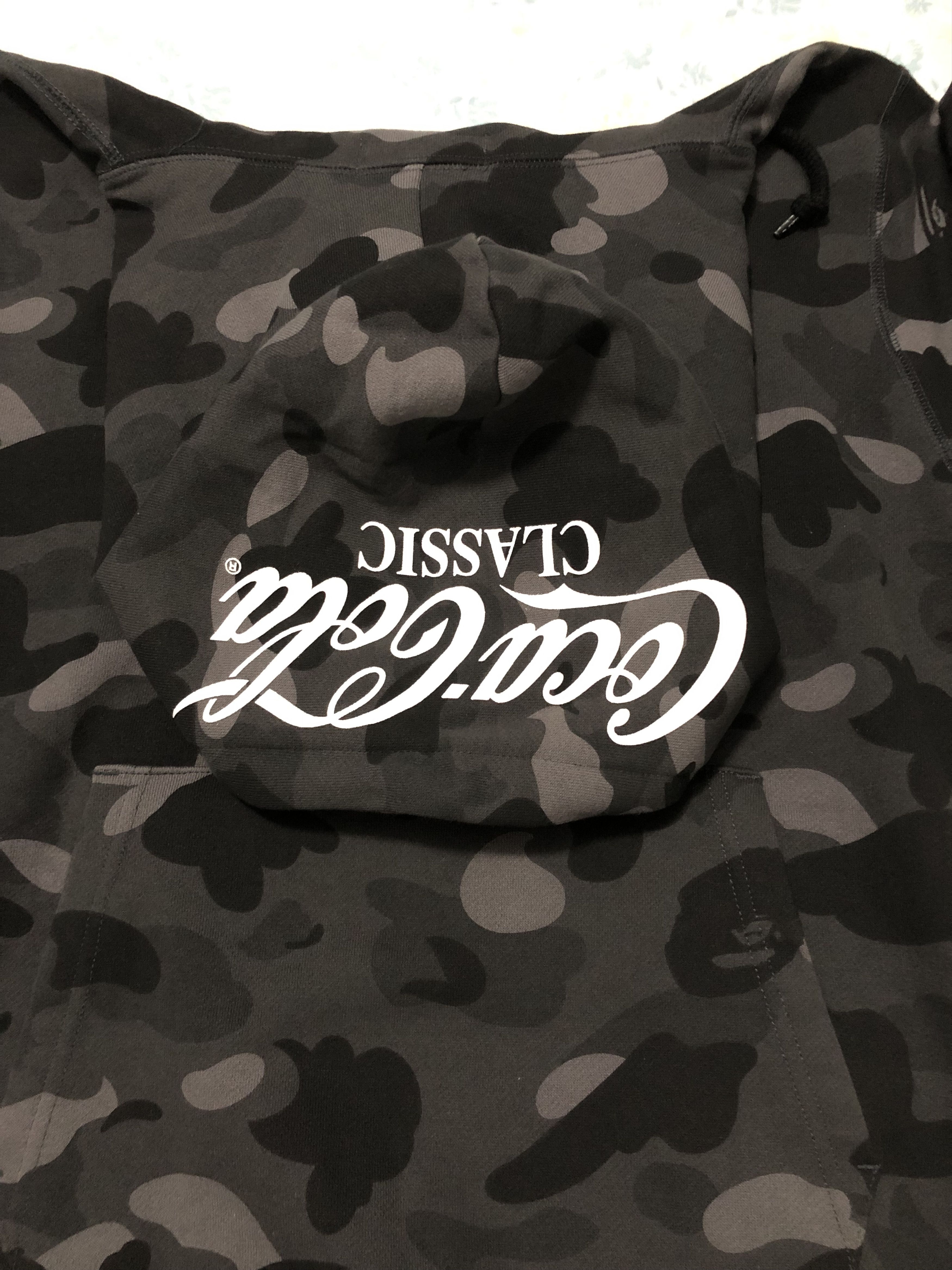 Bape × Coca Cola Bape X Coca Cola Color Camo Black Pullover Hoodie - Medium Size US M / EU 48-50 / 2 - 10 Thumbnail
