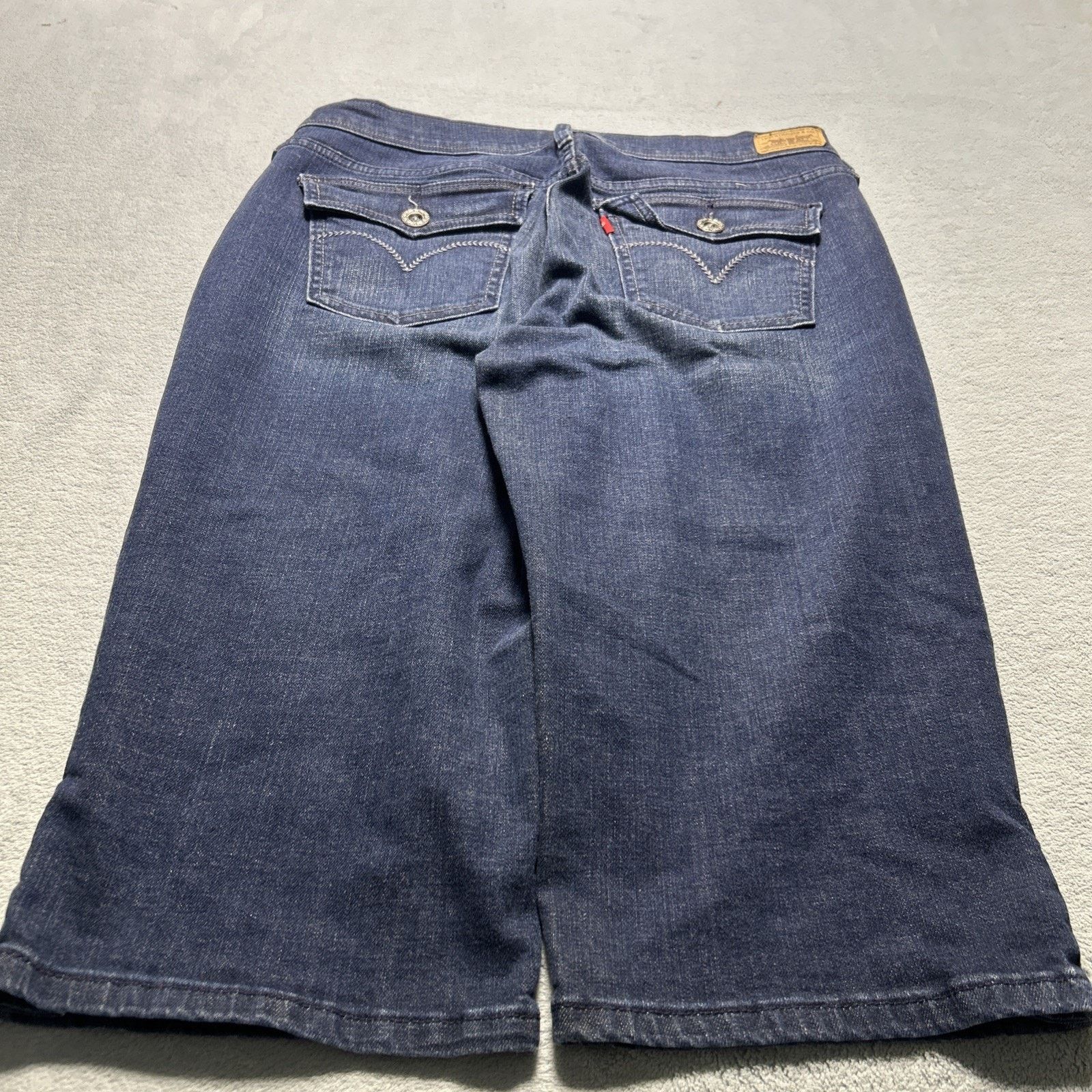 Levi's Levis Baggy Tapered Short Jhorts Women 10 32x15 Capri Button Size 32" / US 10 / IT 46 - 2 Thumbnail
