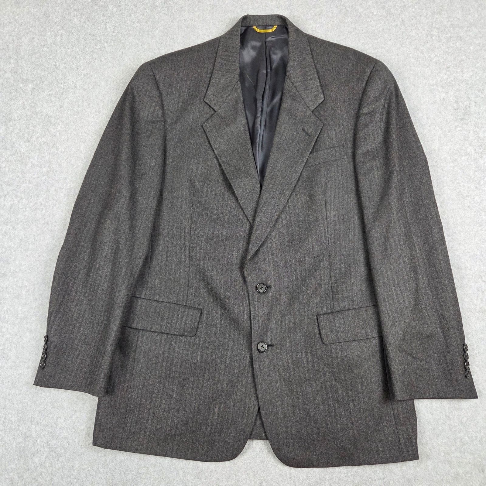 Hart Schaffner Marx Hart Schaffner Marx 41 Dark Gray Wool Blazer Sport Coat Size 40R - 4 Thumbnail