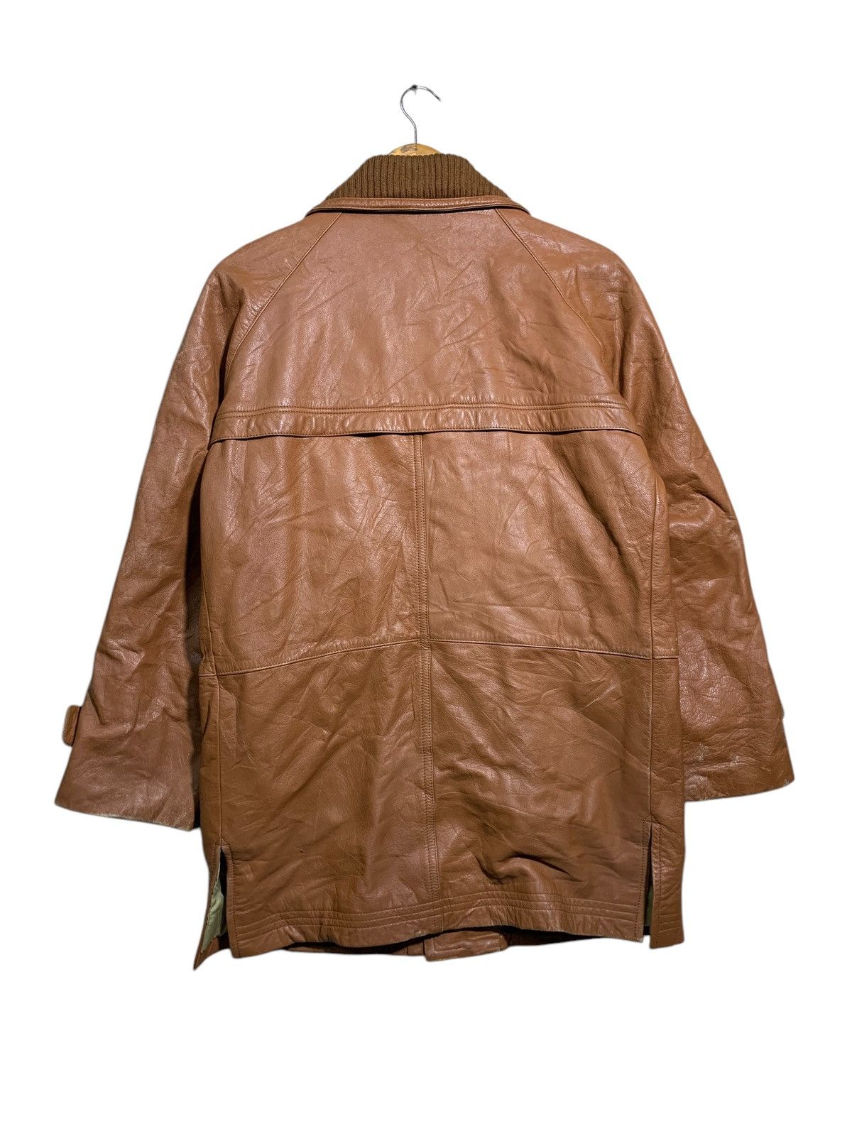 Genuine Leather 🔥GENUINE LEATHER SHAWL COLLAR JACKETS Size US L / EU 52-54 / 3 - 6 Thumbnail