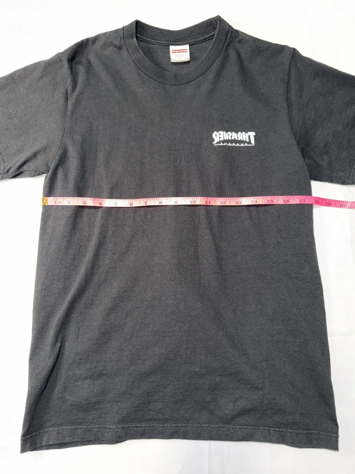 Supreme × Thrasher Supreme x Thrasher Cross Tee Black Size Small Excellent Cons Size US S / EU 44-46 / 1 - 8 Thumbnail