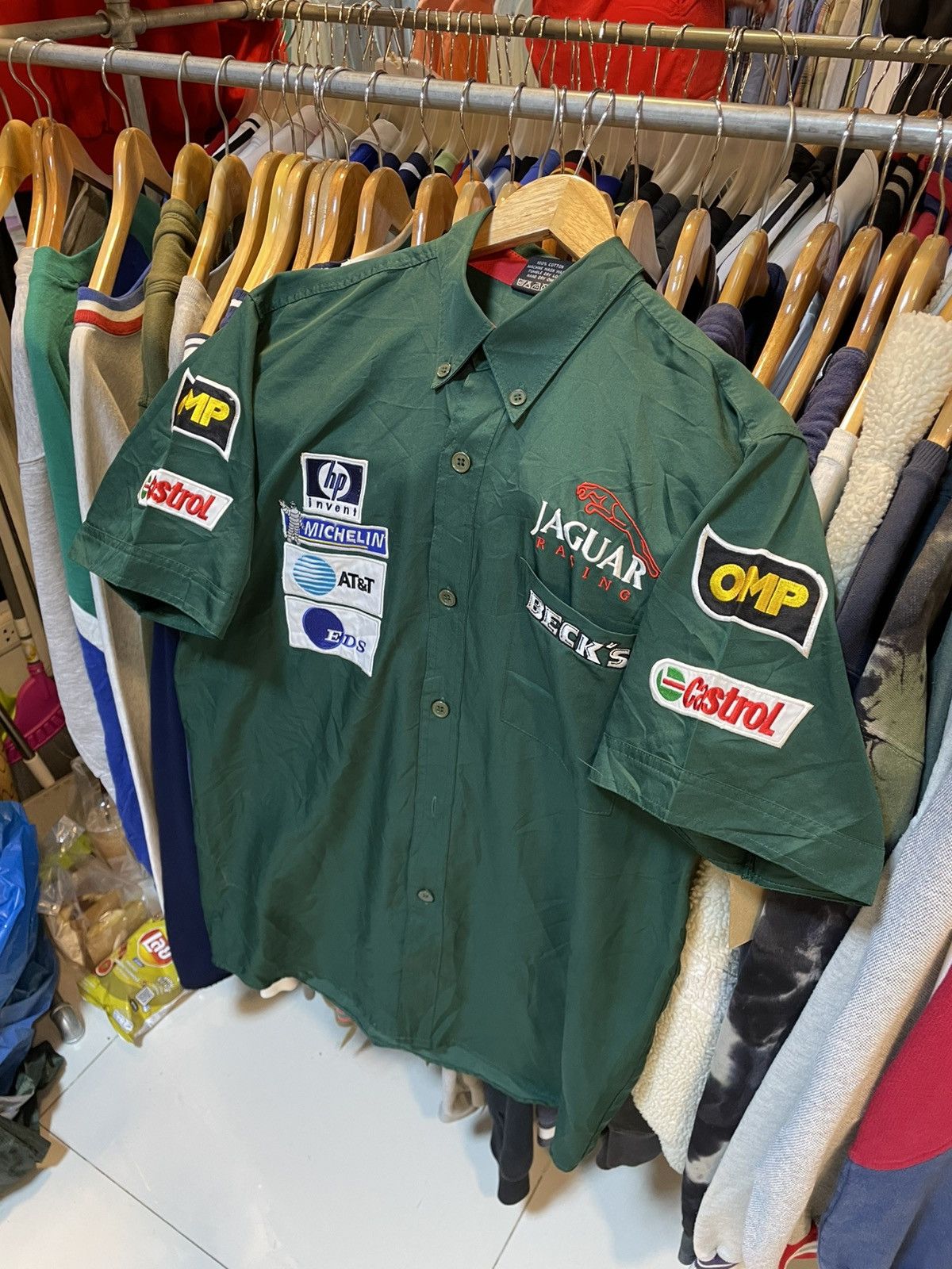 Other Y2K F1 Jaguar Button-Up Shirt Size US L / EU 52-54 / 3 - 1 Thumbnail