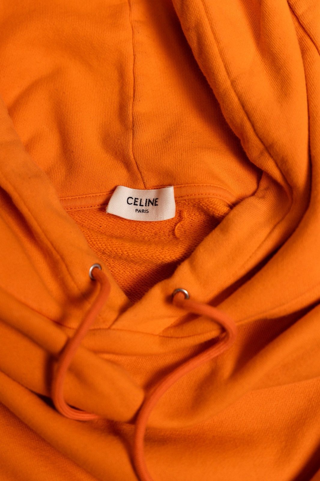 Celine Celine Orange Logo Hoodie Size US M / EU 48-50 / 2 - 7 Thumbnail