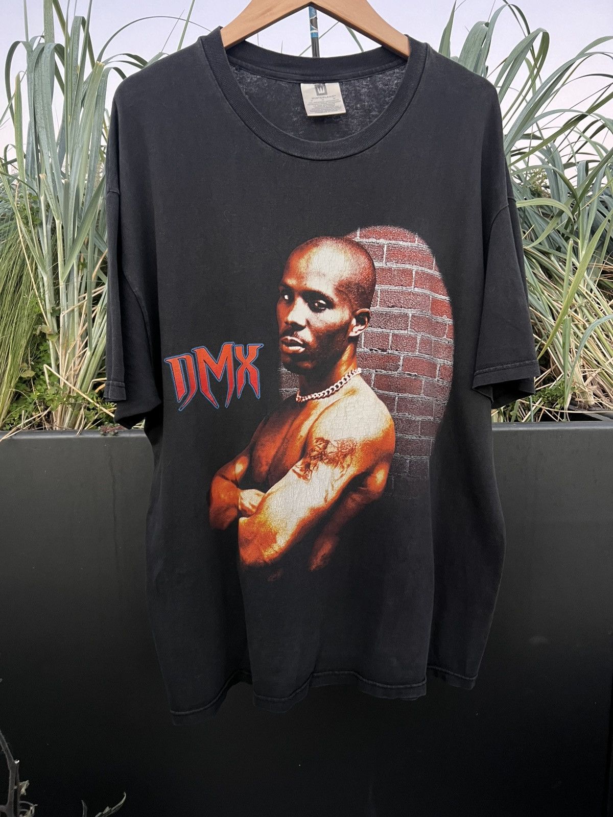 Rap Tees × Vintage Vintage 90s DMX Dark & Hell Is Hot Promo T Shirt 1999 Rap Size US XL / EU 56 / 4 - 1 Thumbnail