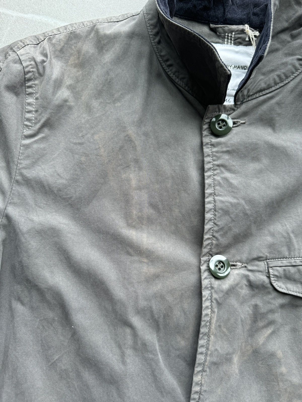 STILL BY HAND Still By Hand Japan Mens Military Khaki Green Hunting Jacket Size US S / EU 44-46 / 1 - 6 Thumbnail