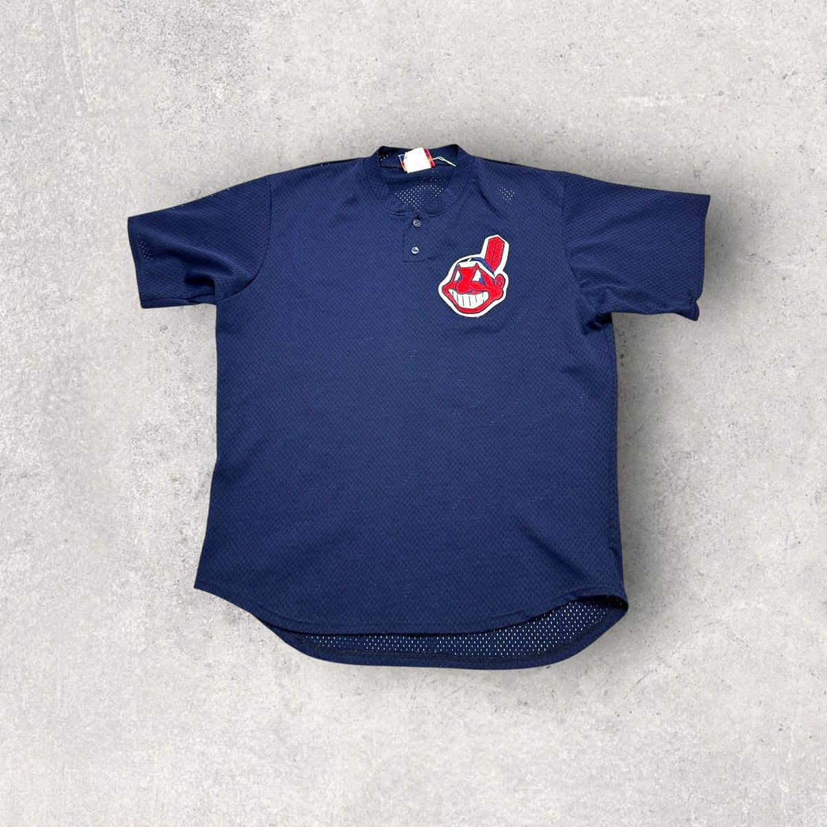 MLB Vintage Cleveland Indians jersey Size US L / EU 52-54 / 3 - 1 Thumbnail