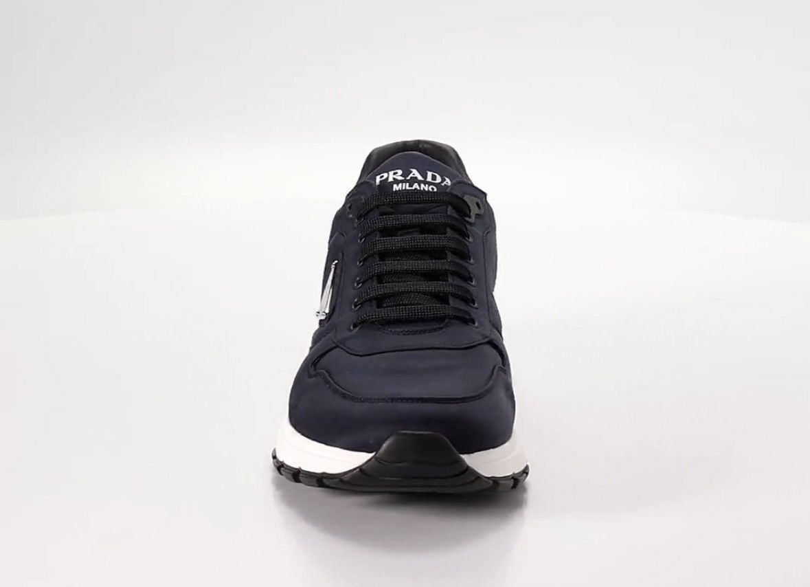 Prada Prada Men's Prax Triangle Logo Nylon Low-Top Sneakers Size US 11 / EU 44 - 6 Thumbnail