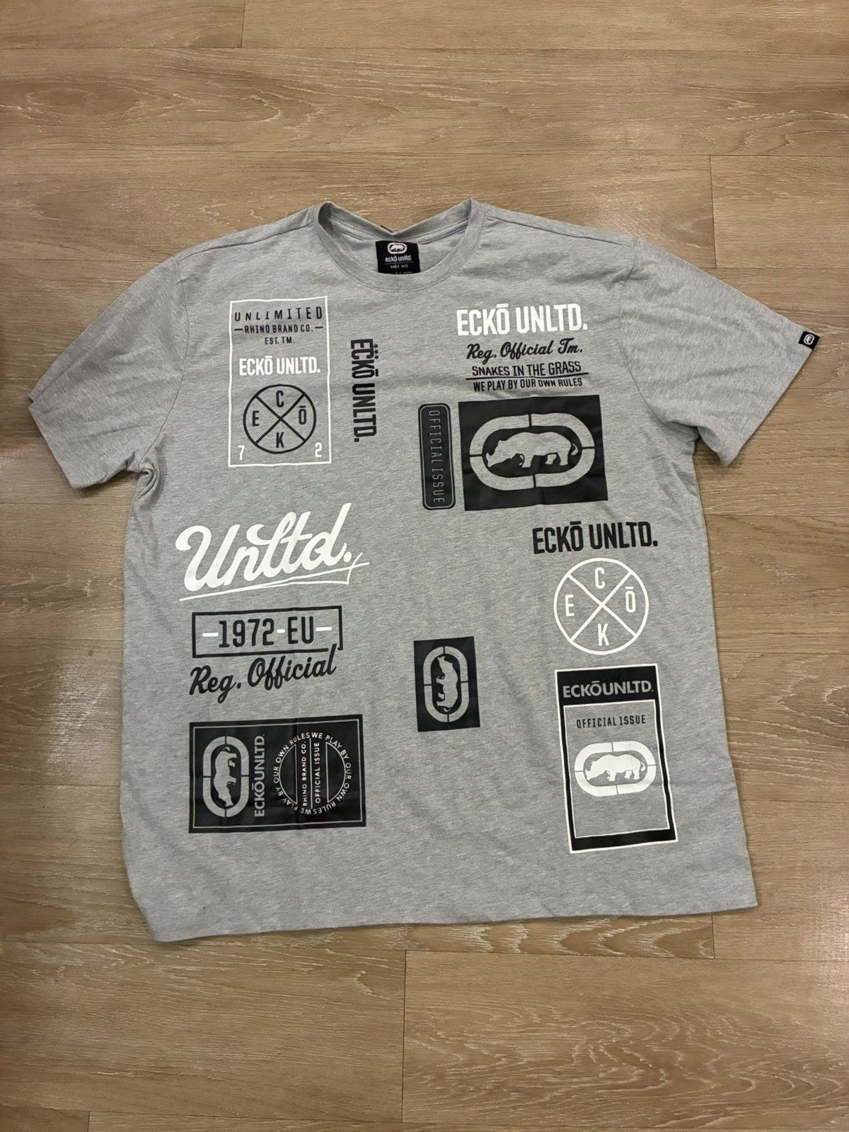 Ecko Unltd. Ecko Unltd. grey T-shirt Size XXL Size US XXL / EU 58 / 5 - 2 Thumbnail
