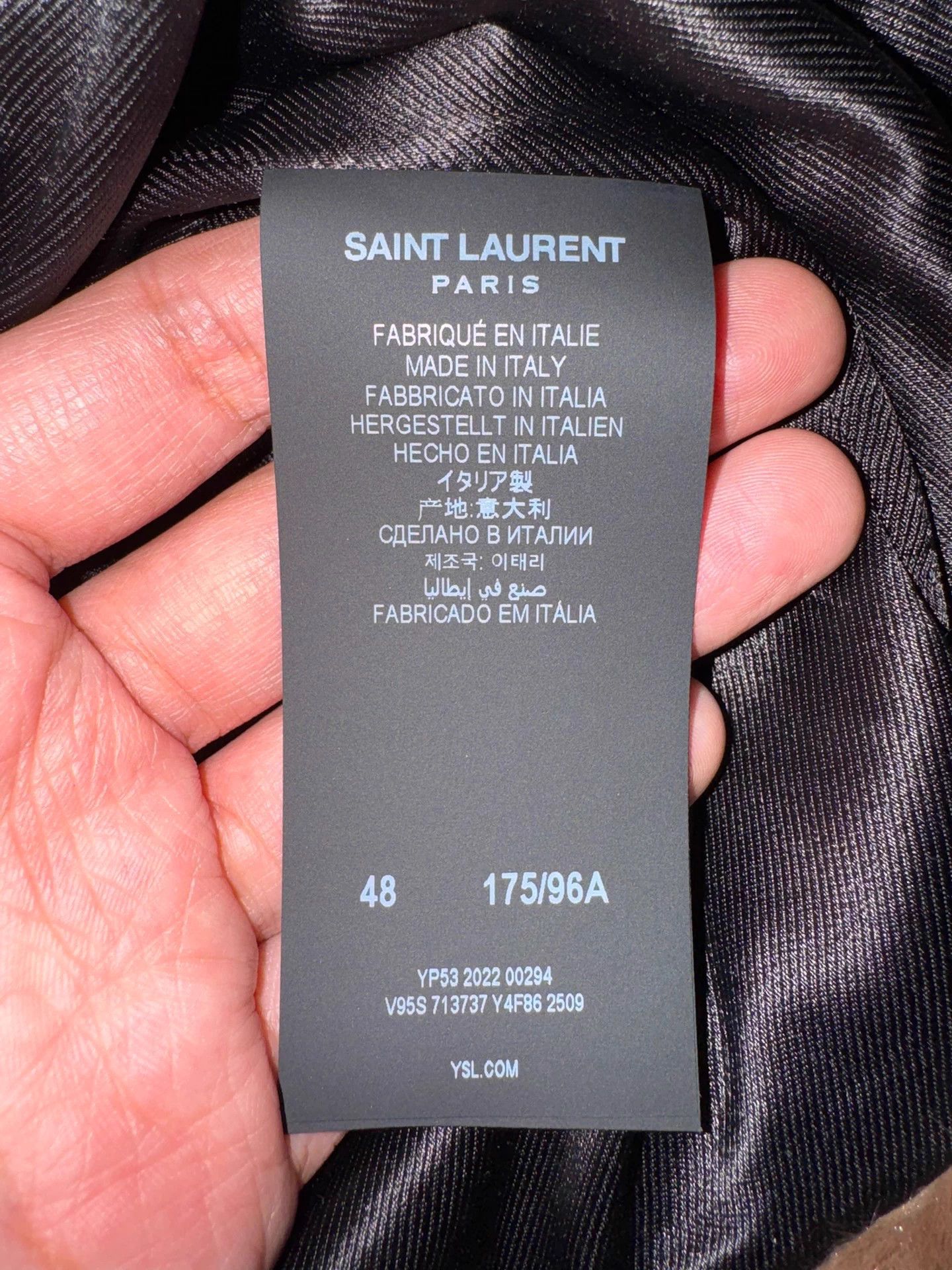 Saint Laurent Paris SLP Caramel Teddy Fur Men's Jacket 48 Size US M / EU 48-50 / 2 - 5 Thumbnail
