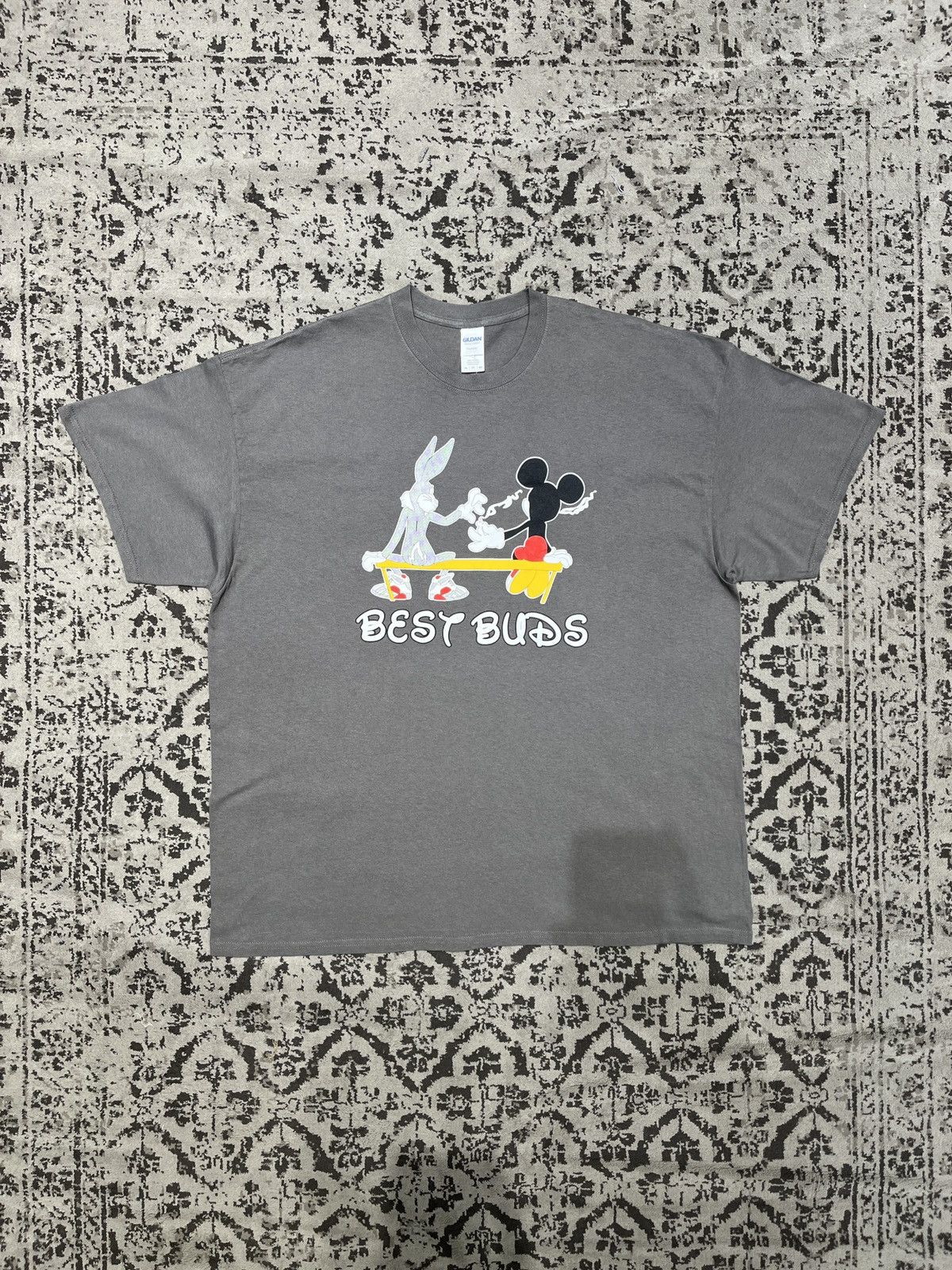 Vintage Disney Looney Tunes “ Best Buds “ Marijuana Size US XXL / EU 58 / 5 - 2 Thumbnail