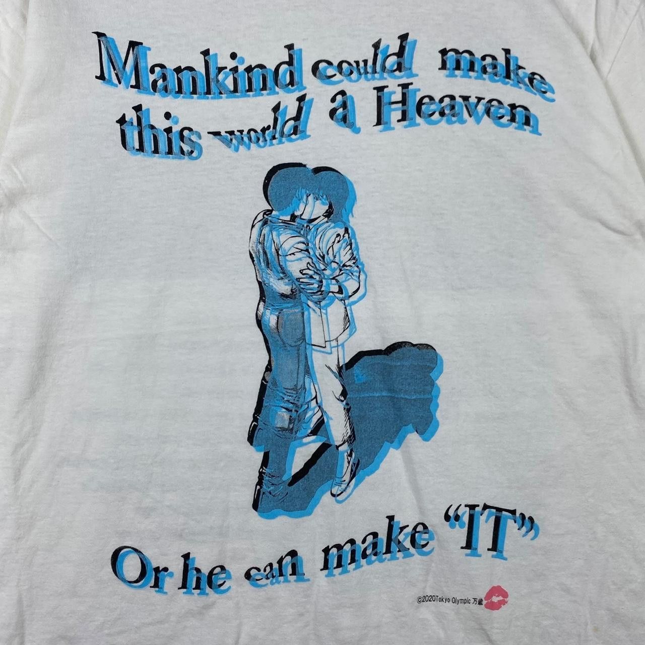CYBER PUNK ANIME Mankind Heaven Kiss Manga Tee Shirt Top