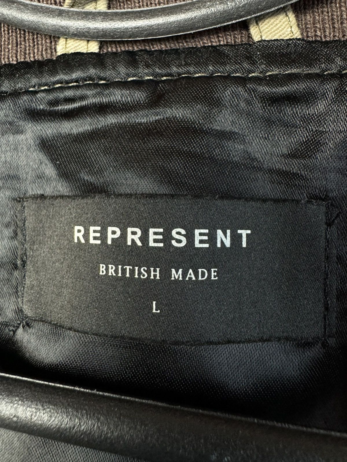 Represent Clo. Represent Clo Wax Bomber Jacket Size L Size US L / EU 52-54 / 3 - 8 Thumbnail