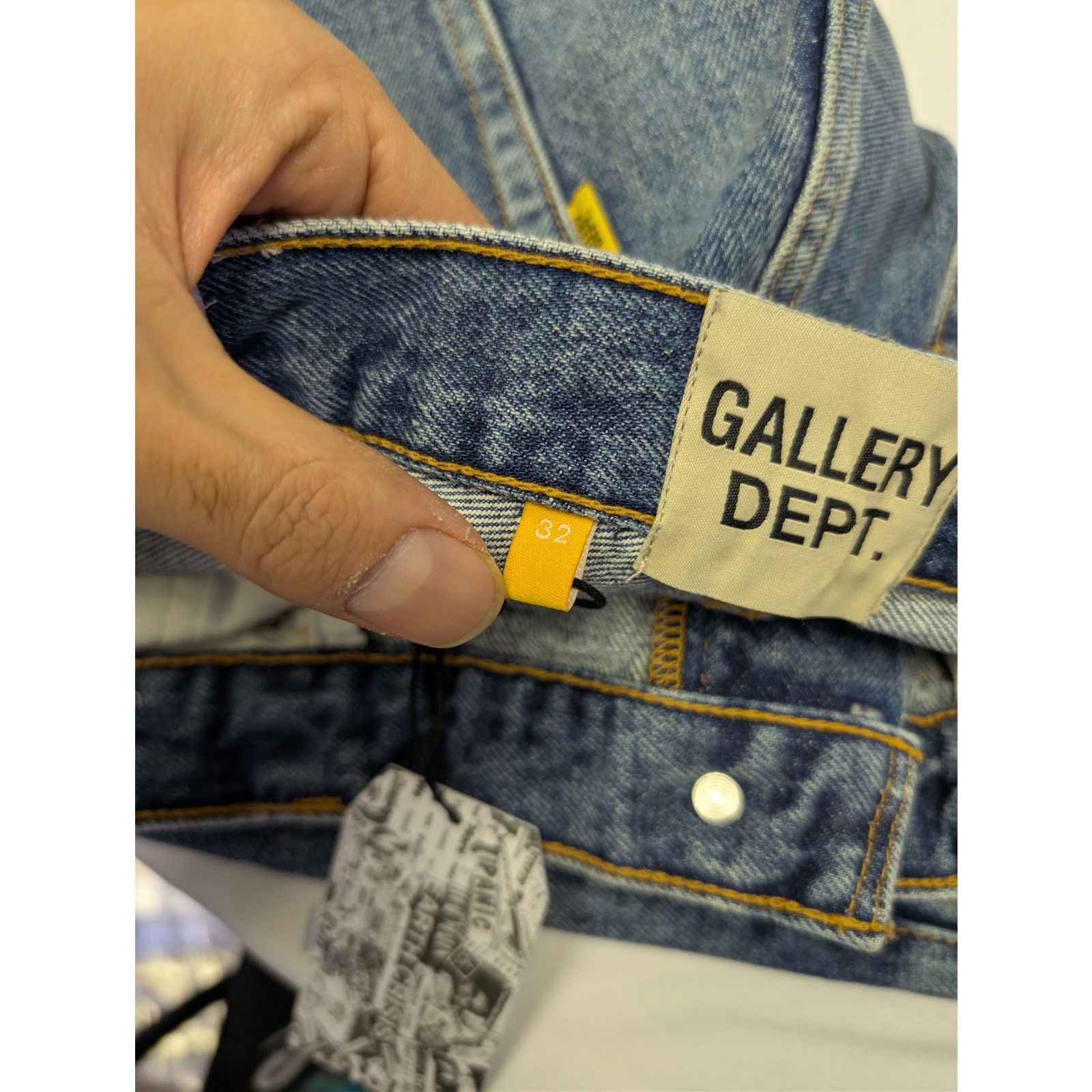 Gallery Dept. o1rshd1 Selvedge Denim Jeans in Blue Size US 32 / EU 48 - 18 Thumbnail