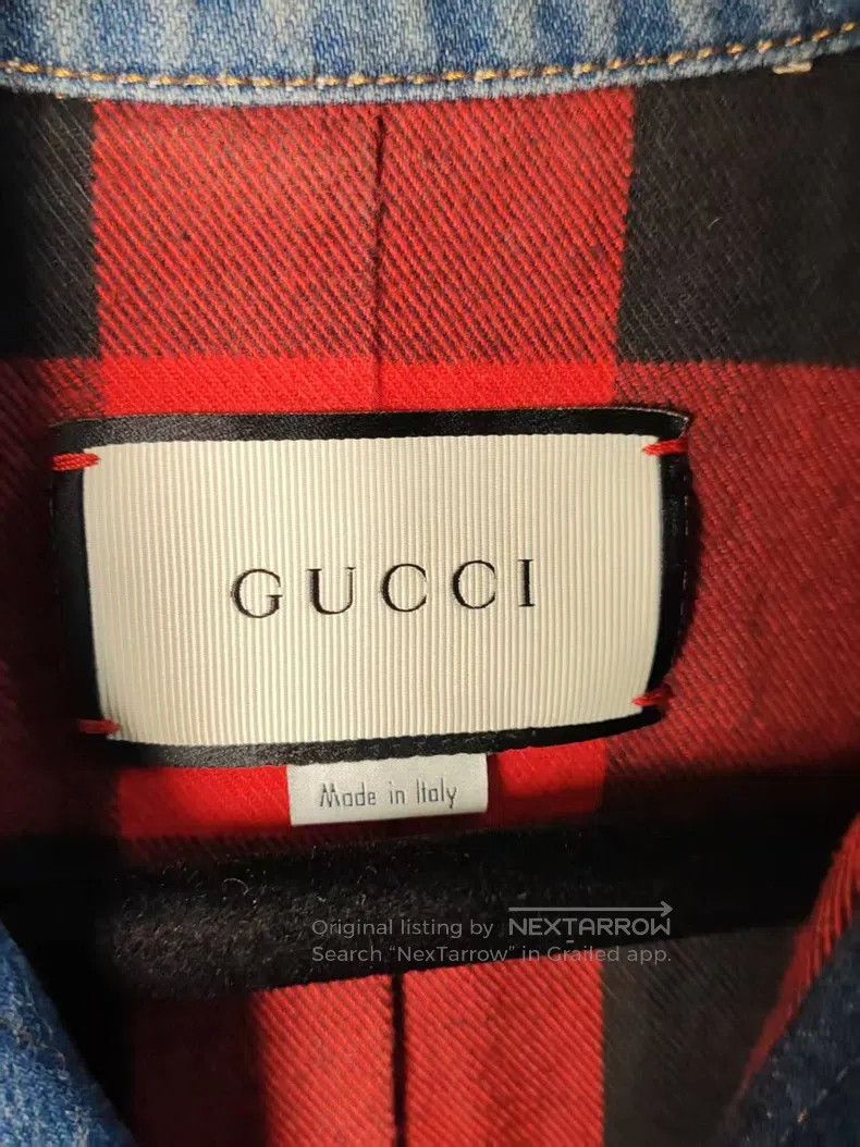 Gucci Gucci Embroidered pattern denim jacket Size US S / EU 44-46 / 1 - 4 Thumbnail