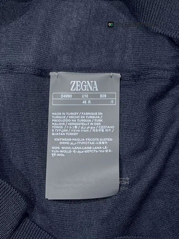 Ermenegildo Zegna Zegna Men's Solid Crewneck Knit Long-Sleeve T-Shirt. Size US S / EU 44-46 / 1 - 4 Thumbnail